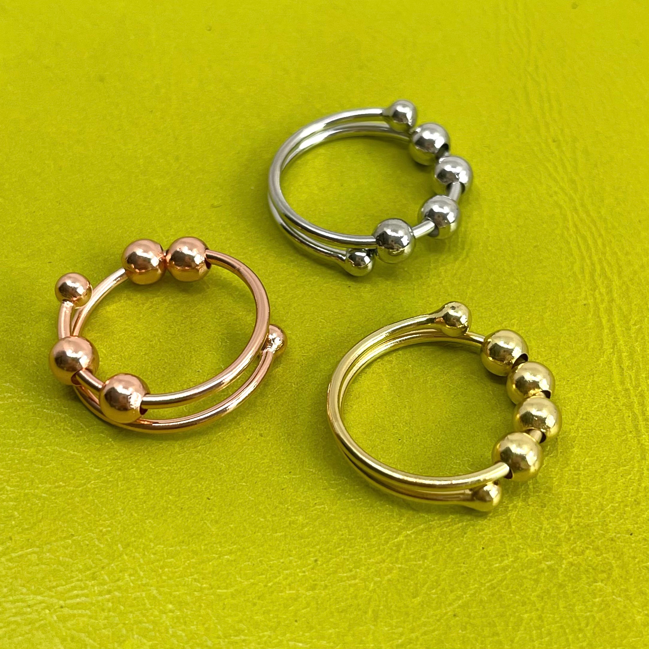 Steel Fidget Rings