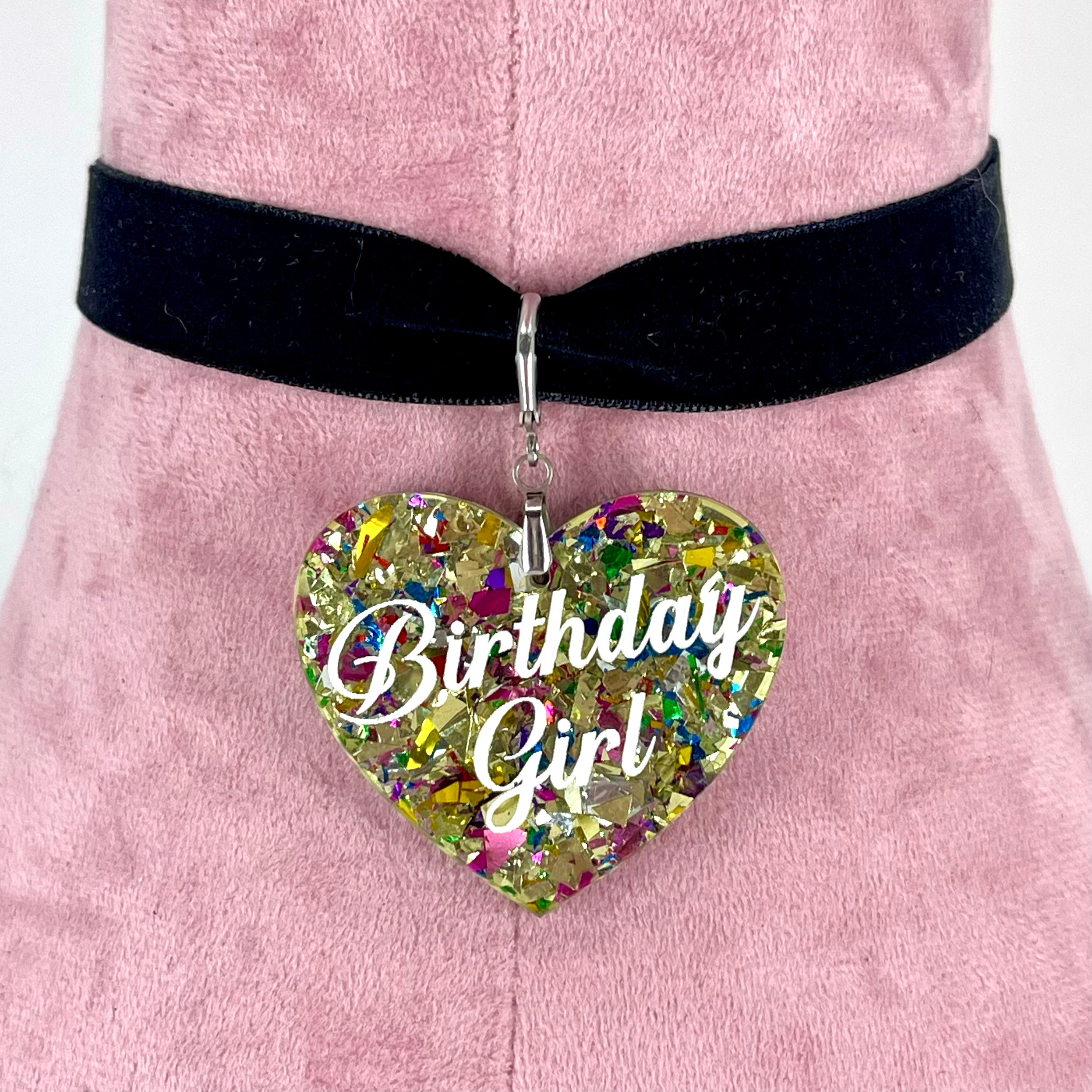 Birthday Girl Velvet Choker