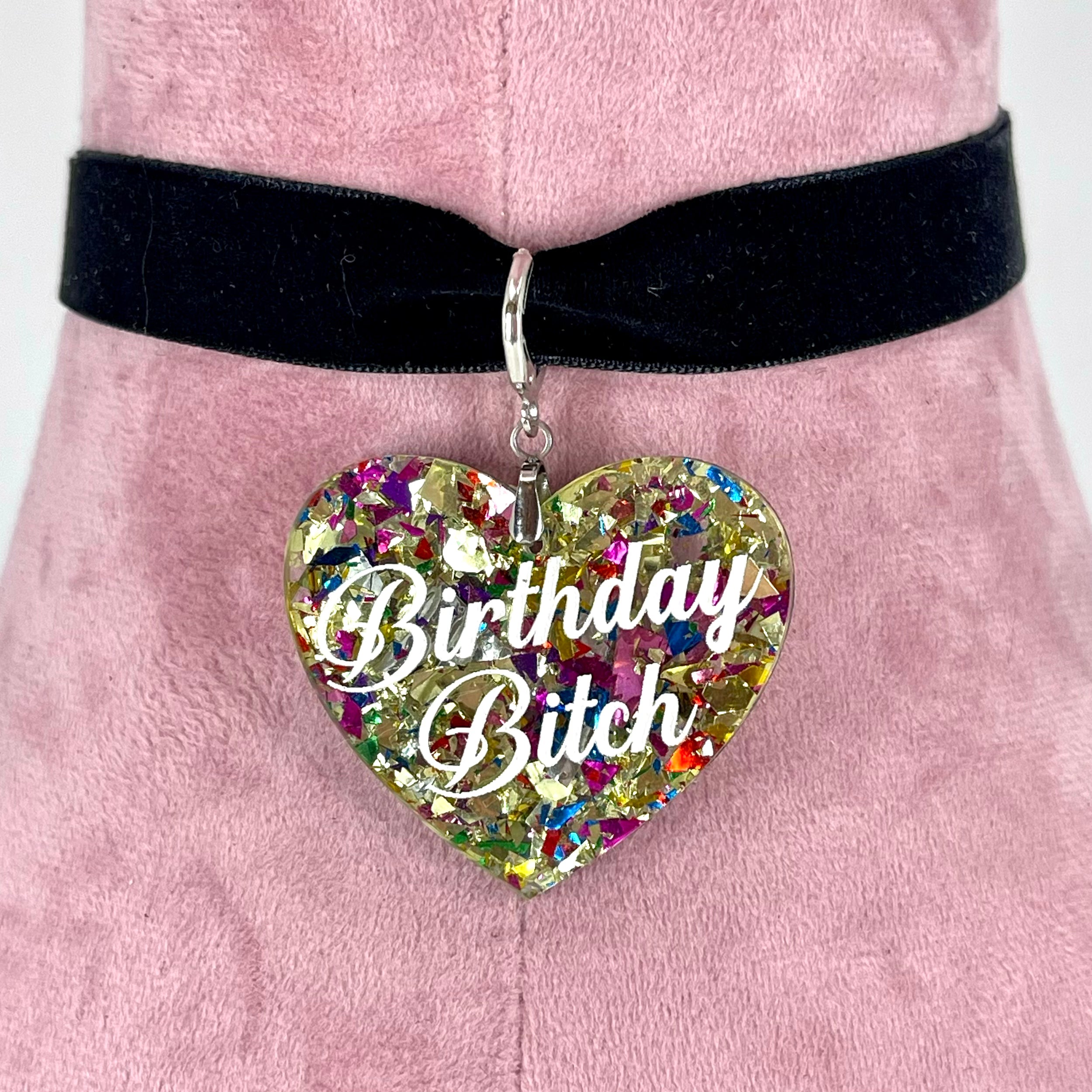 Birthday Bitch Velvet Choker