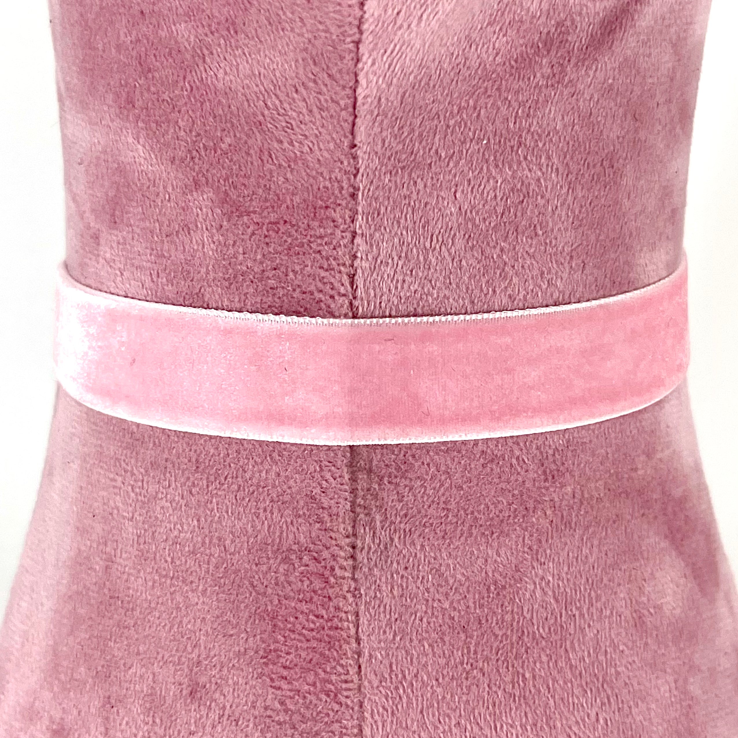 Pink Velvet Choker - Made to Measure