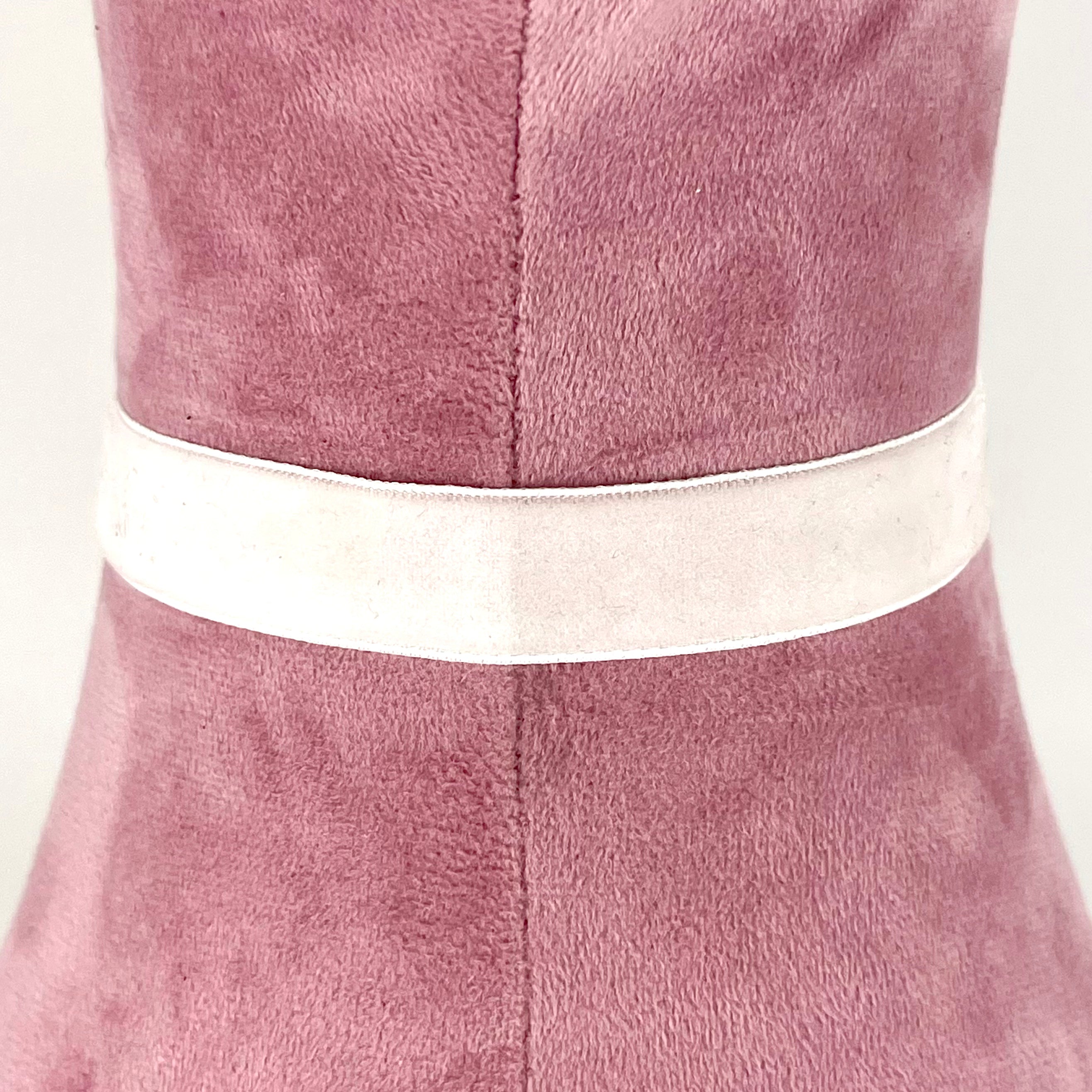 White Velvet Choker - Made to Measure