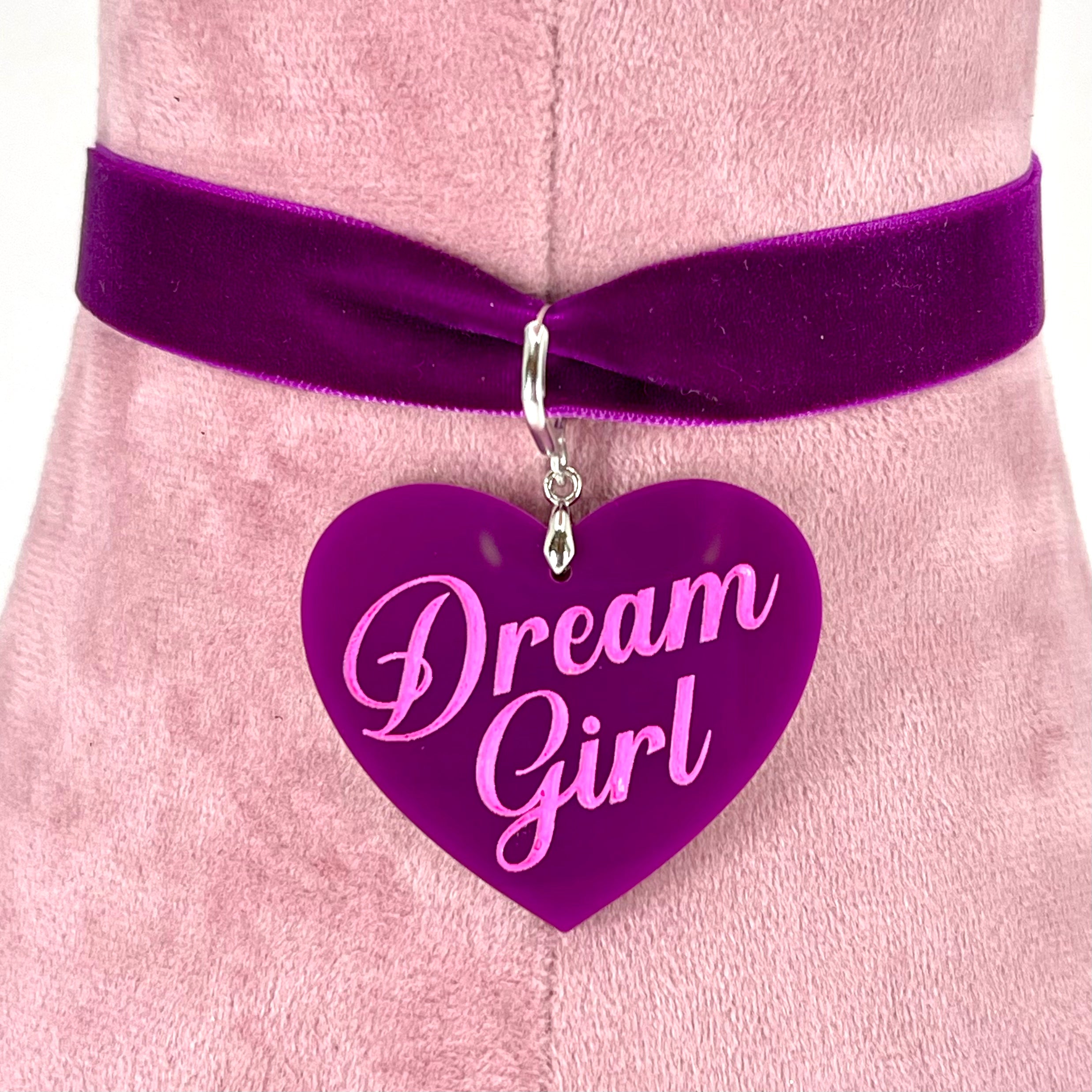 Plum Velvet Choker - Made to Measure