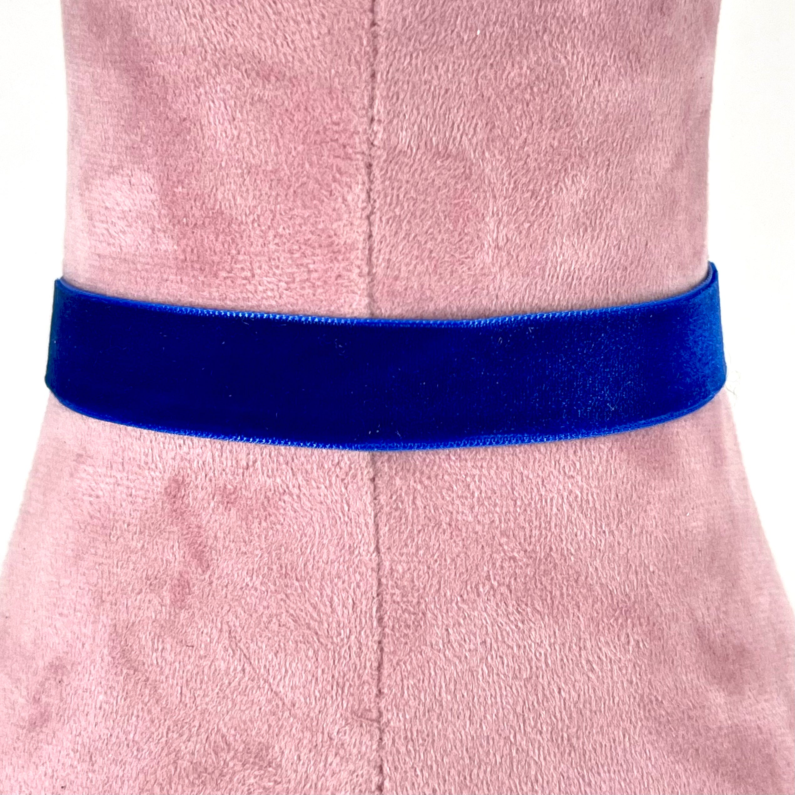 Blue Velvet Choker - Made to Measure