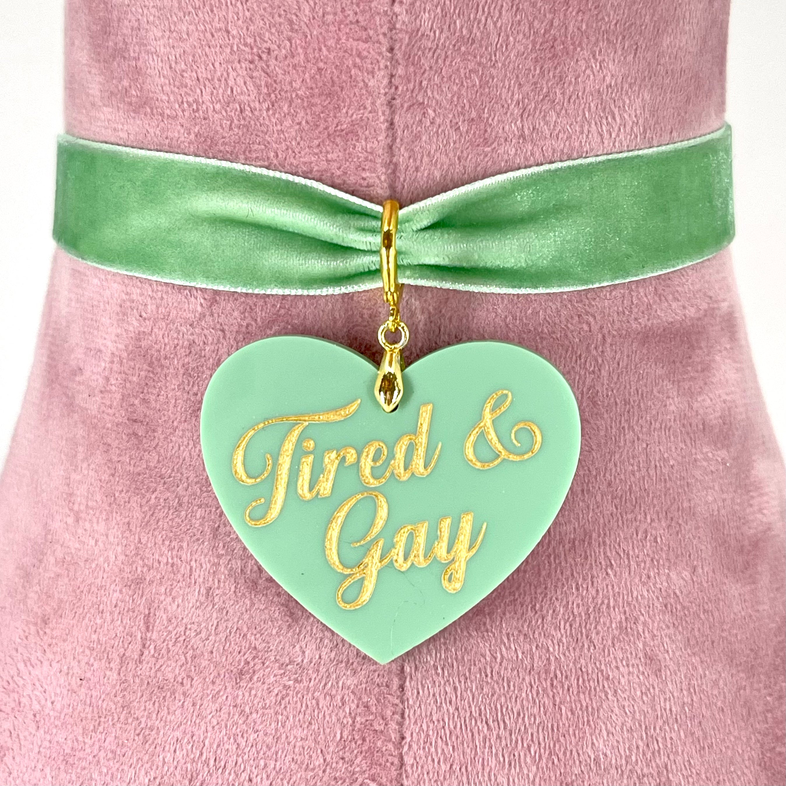 Seafoam Green Velvet Choker - Made to Measure