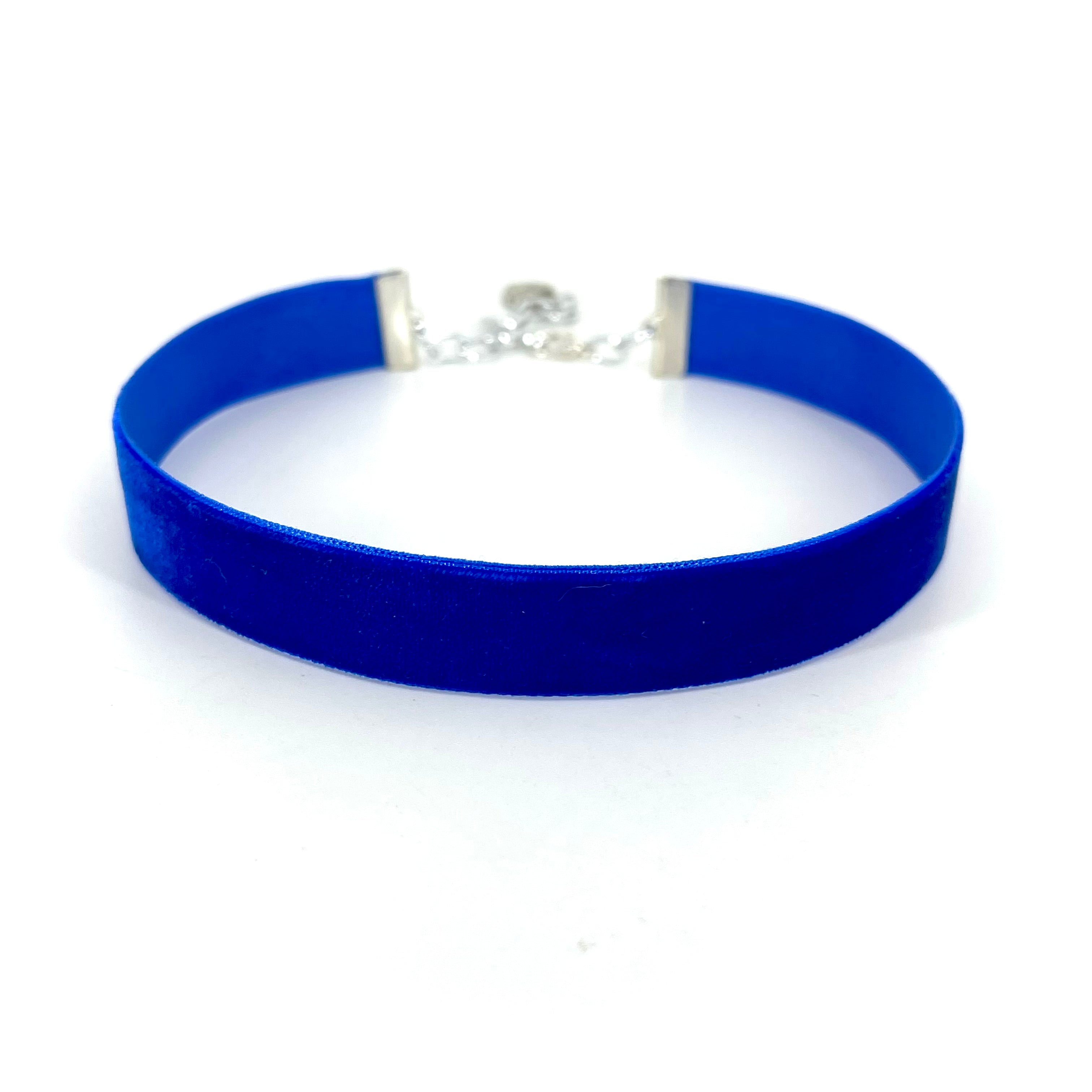 Blue Velvet Choker - Made to Measure