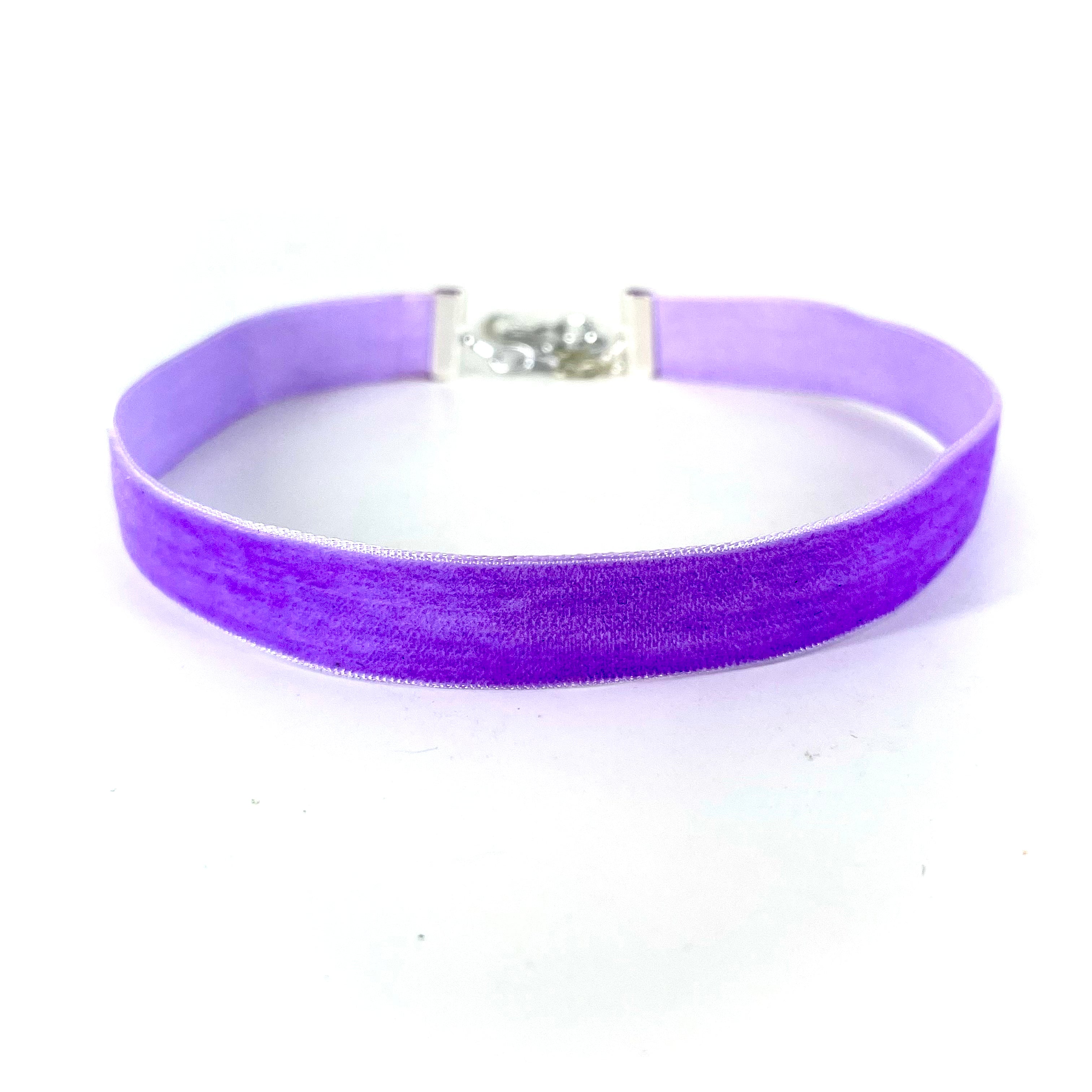 Lavender Velvet Choker - Made to Measure