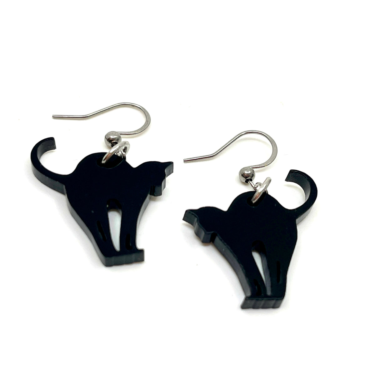 Mini Scaredy Cat - Halloween Earrings