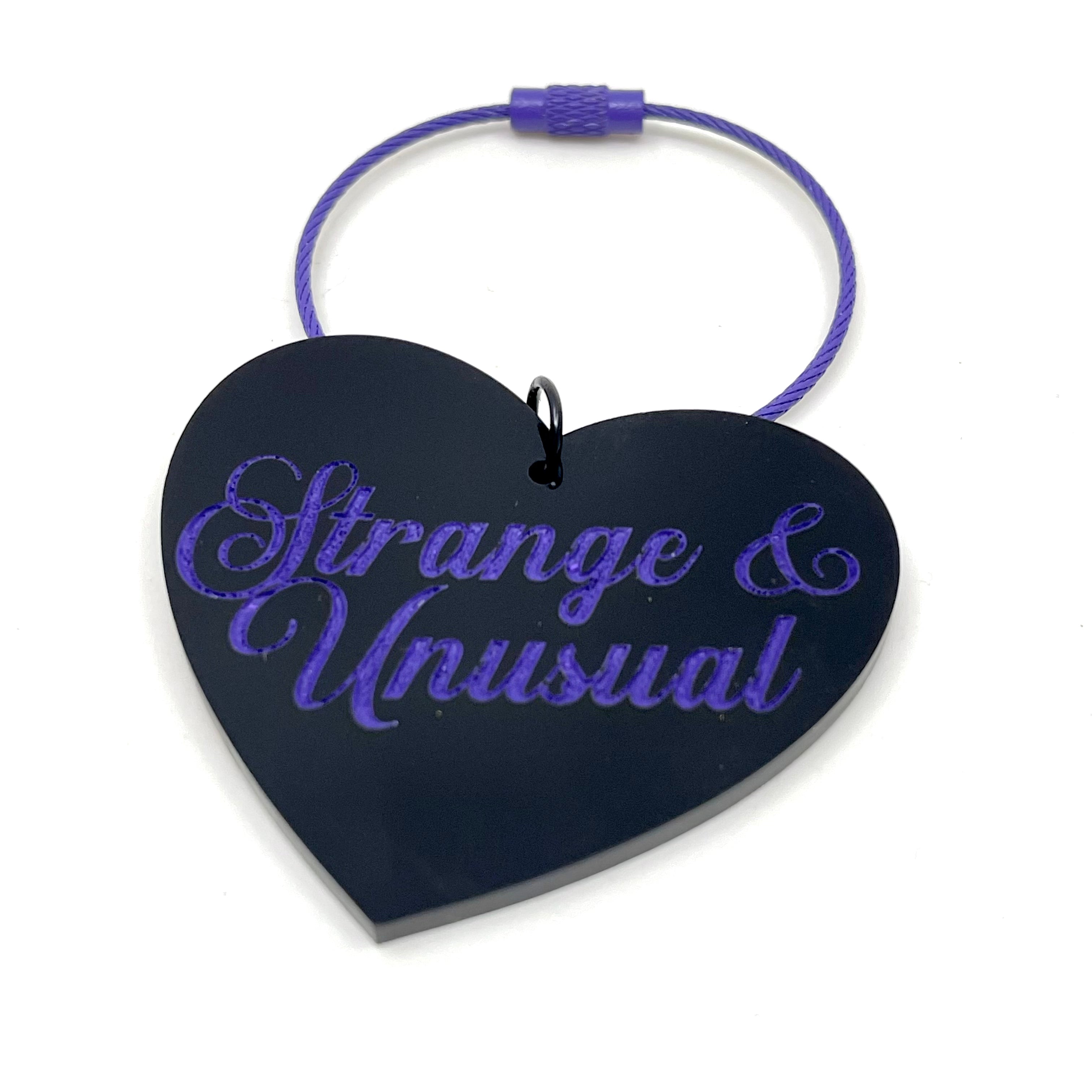 Strange & Unusual XL Heart Keychain/Bag Charm