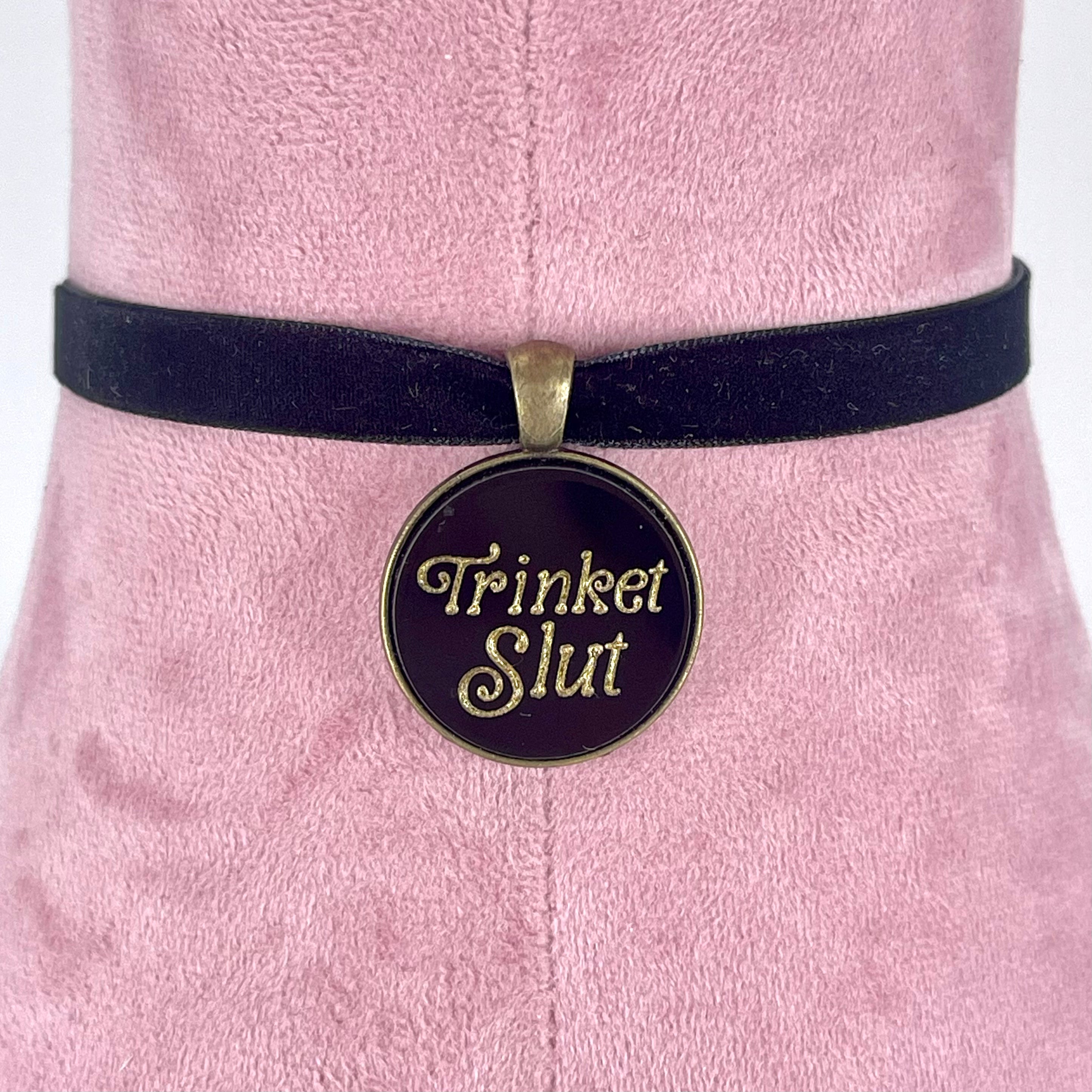 Trinket Slut Mini Velvet Choker