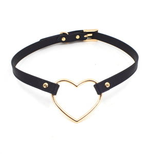 Design Your Own Heart Ring Mini BDSM Collar Collar Restrained Grace