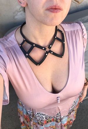 Design Your Own Peter Pan BDSM Collar Collar Restrained Grace