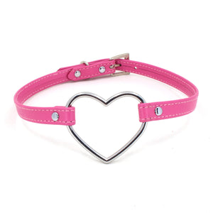 Design Your Own Heart Ring Mini BDSM Collar Collar Restrained Grace
