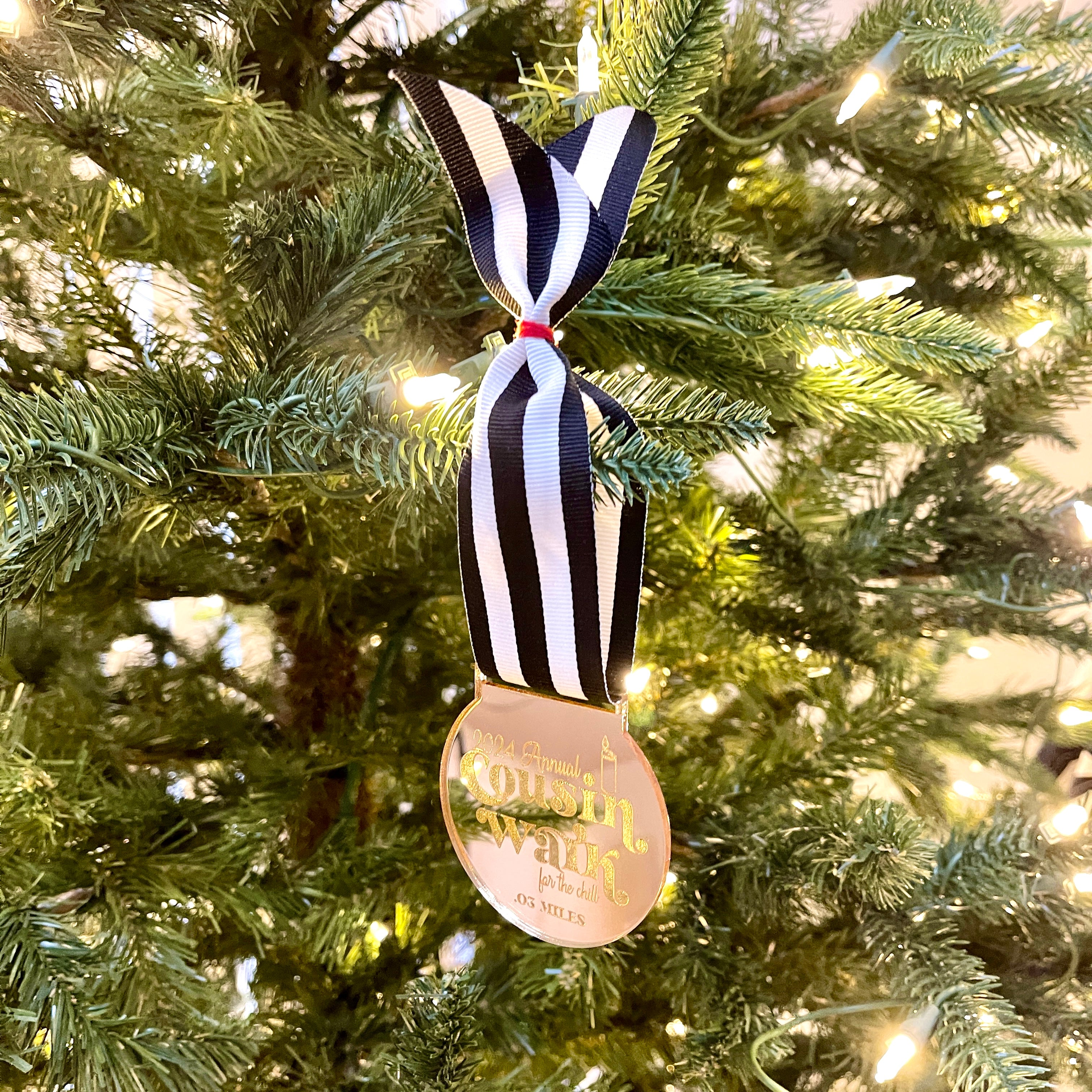 Cousin Walk 2024 Medal - Christmas Ornament