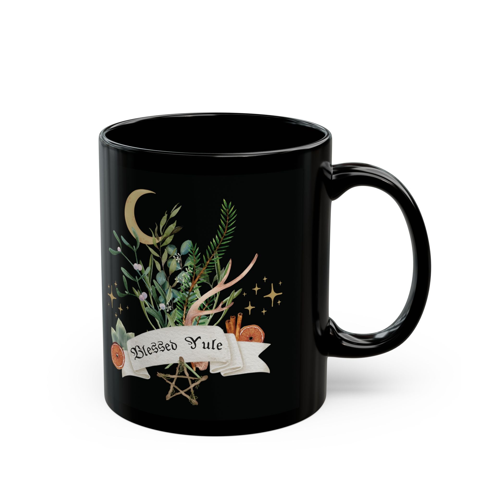 Blessed Yule - Witchy Holiday Mug