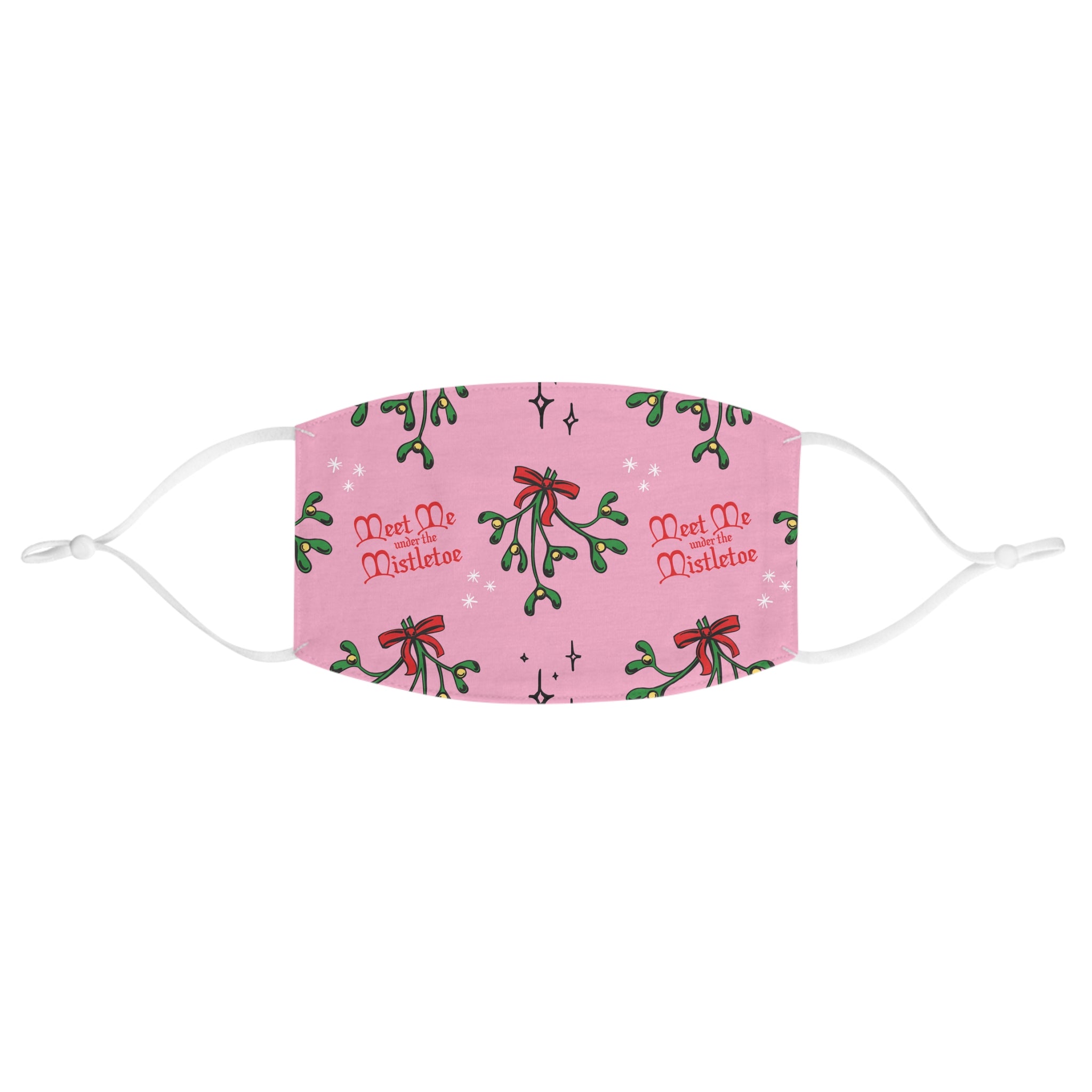 Mid-Century Mistletoe - Retro Christmas Mask Cover