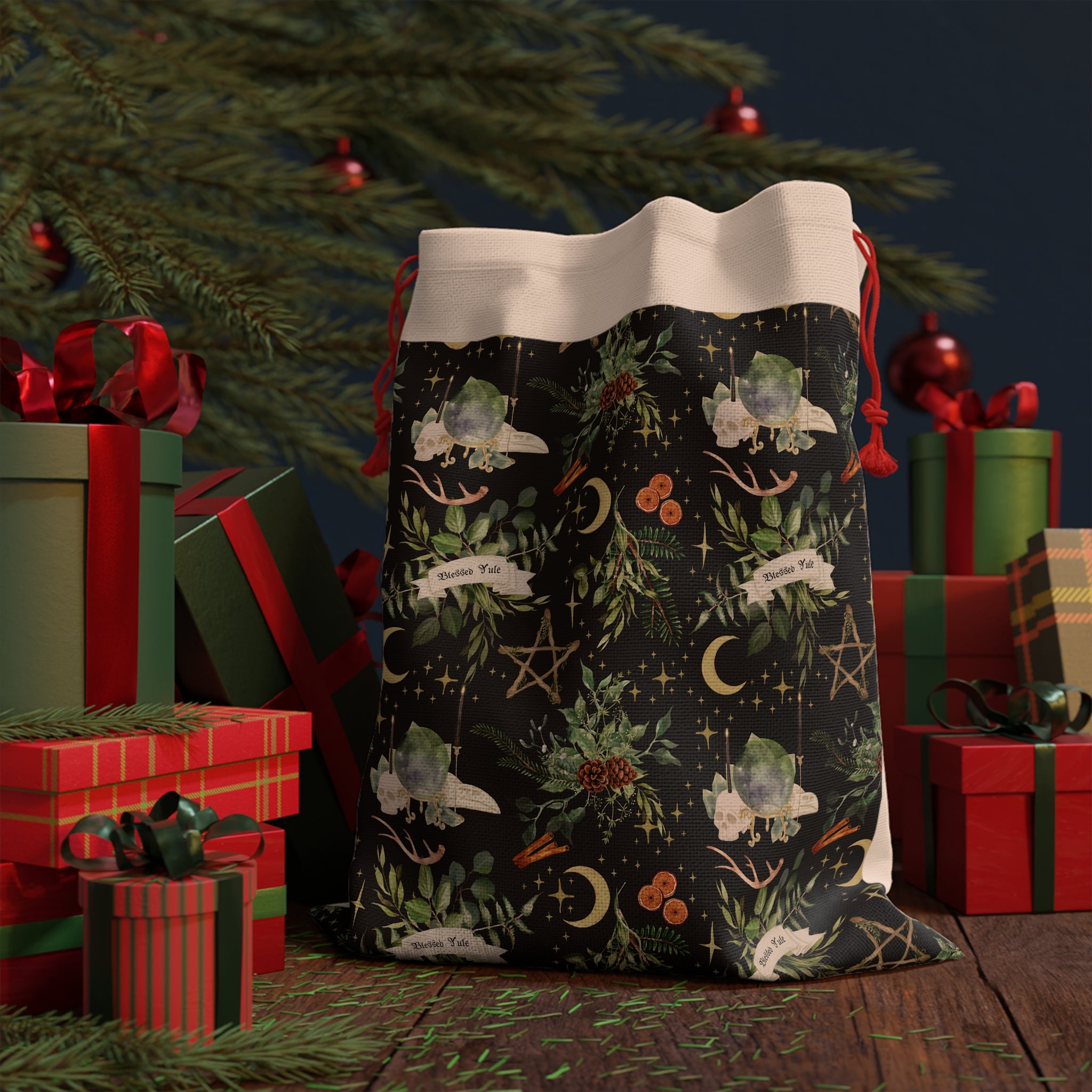 Blessed Yule - Reusable Gift Bag