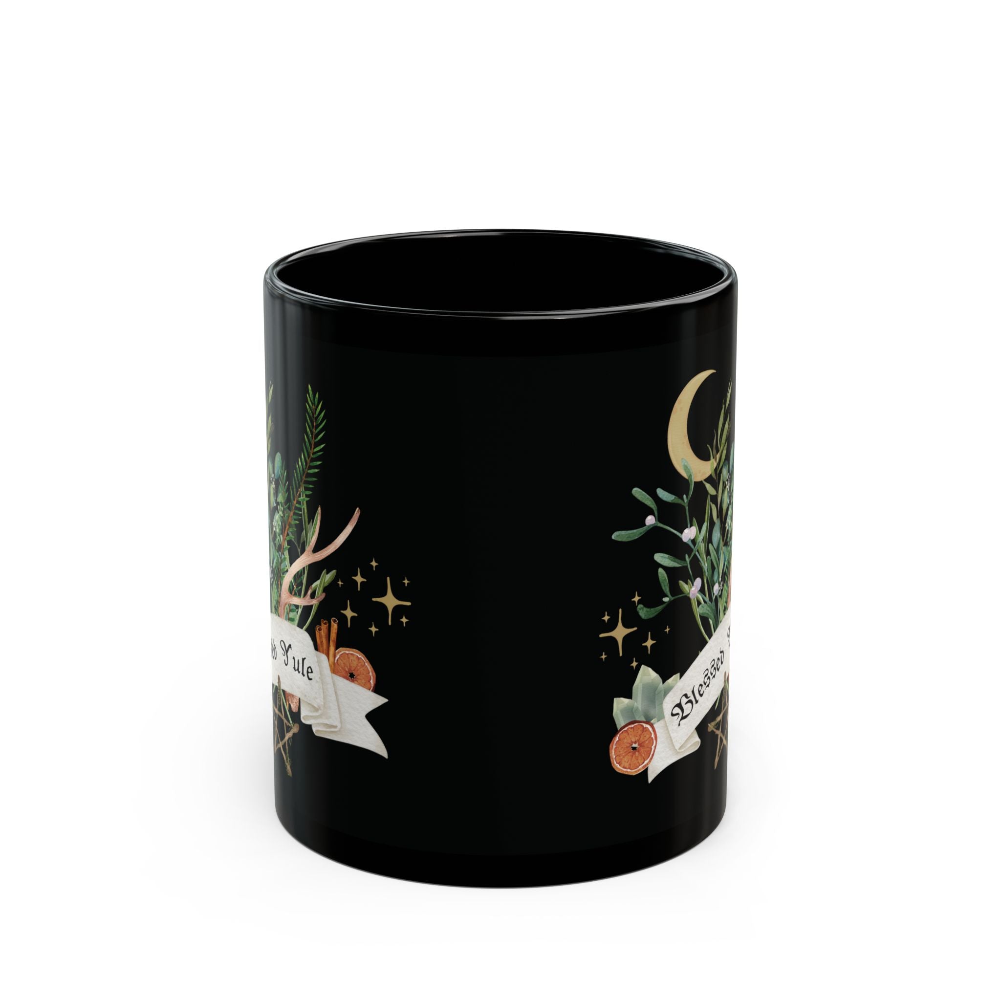 Blessed Yule - Witchy Holiday Mug