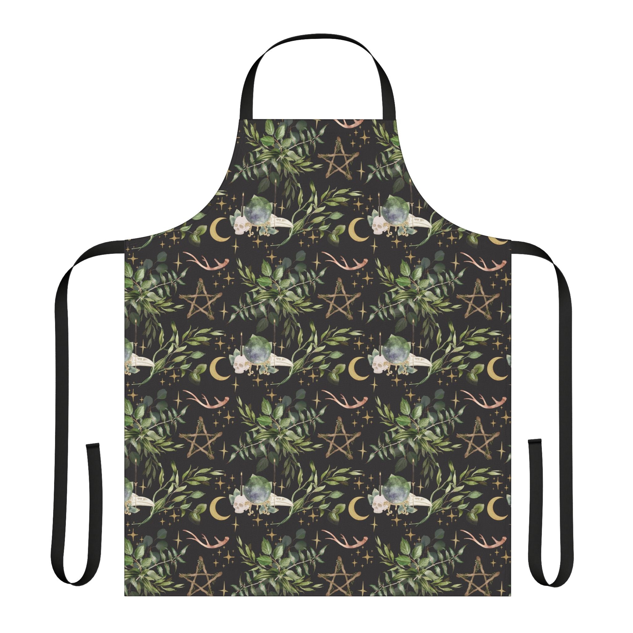 Yuletide Greenery - Witchy Christmas Apron