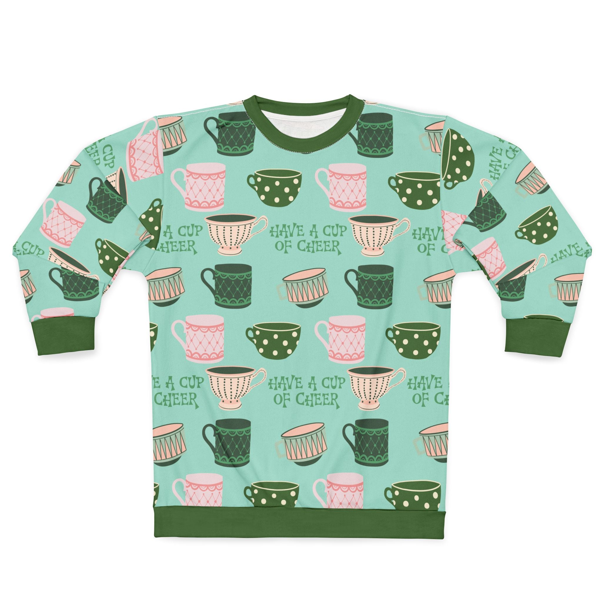 Cup of Cheer - Retro Christmas Unisex Sweatshirt