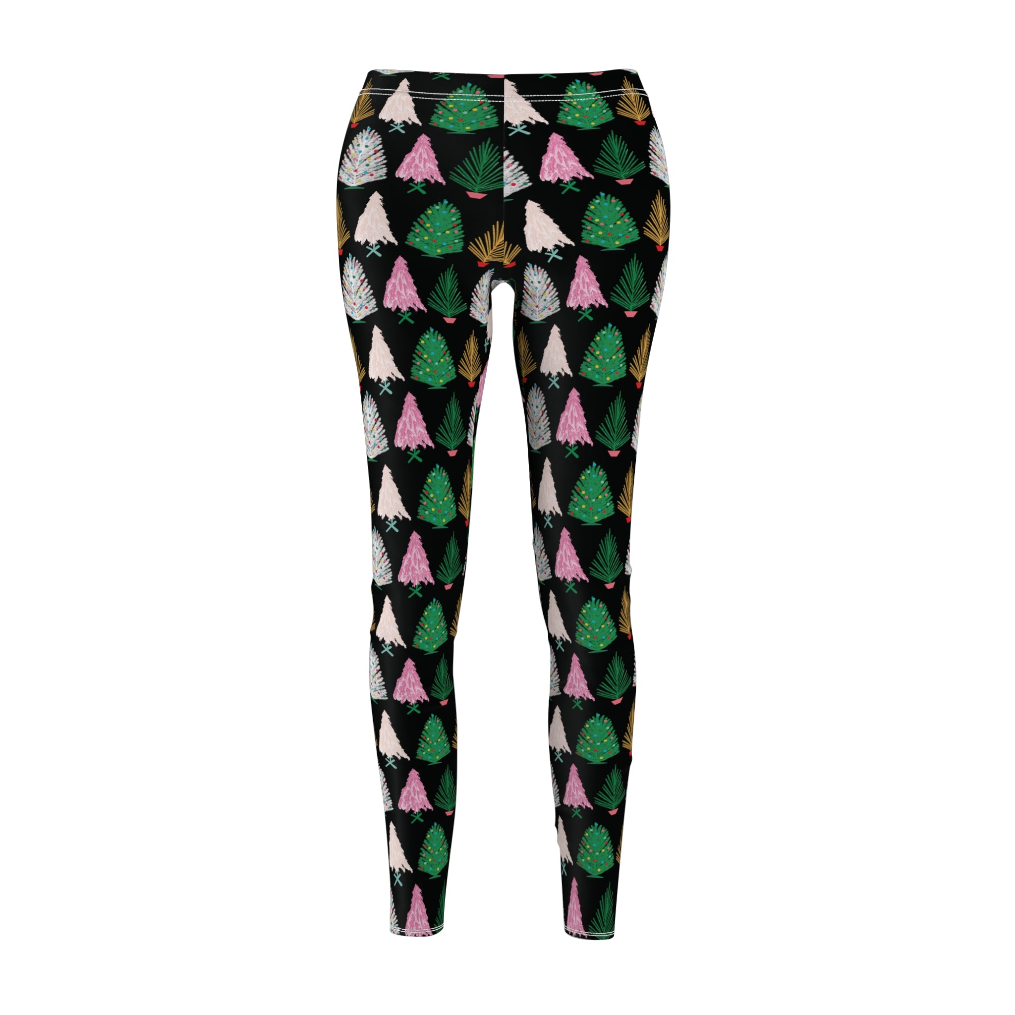 Aluminum Tree Farm - Retro Christmas Supersoft Leggings