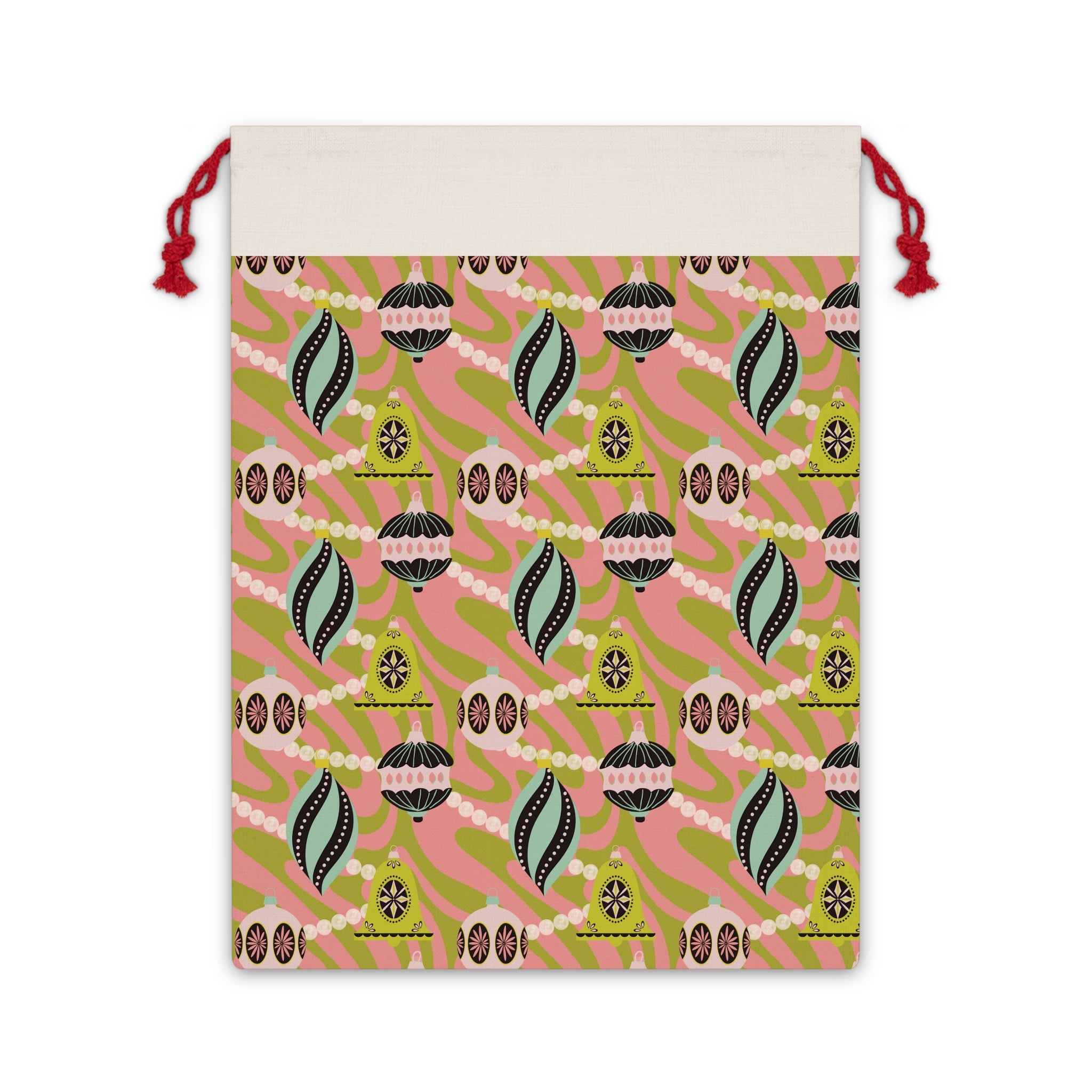 December Dopamine - Retro Christmas Reusable Gift Bag