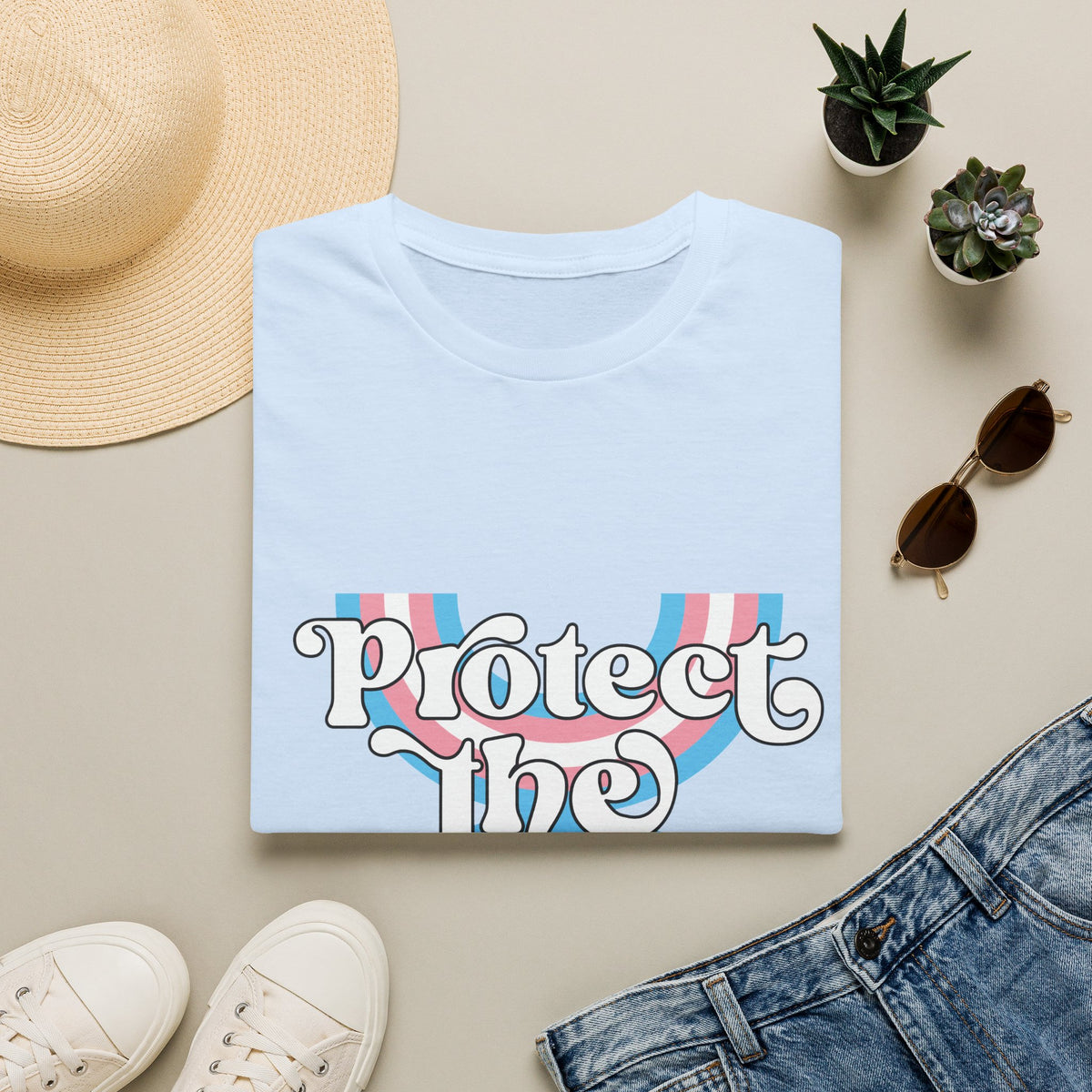 Protect the Dolls - 70s Retro Unisex T-Shirt
