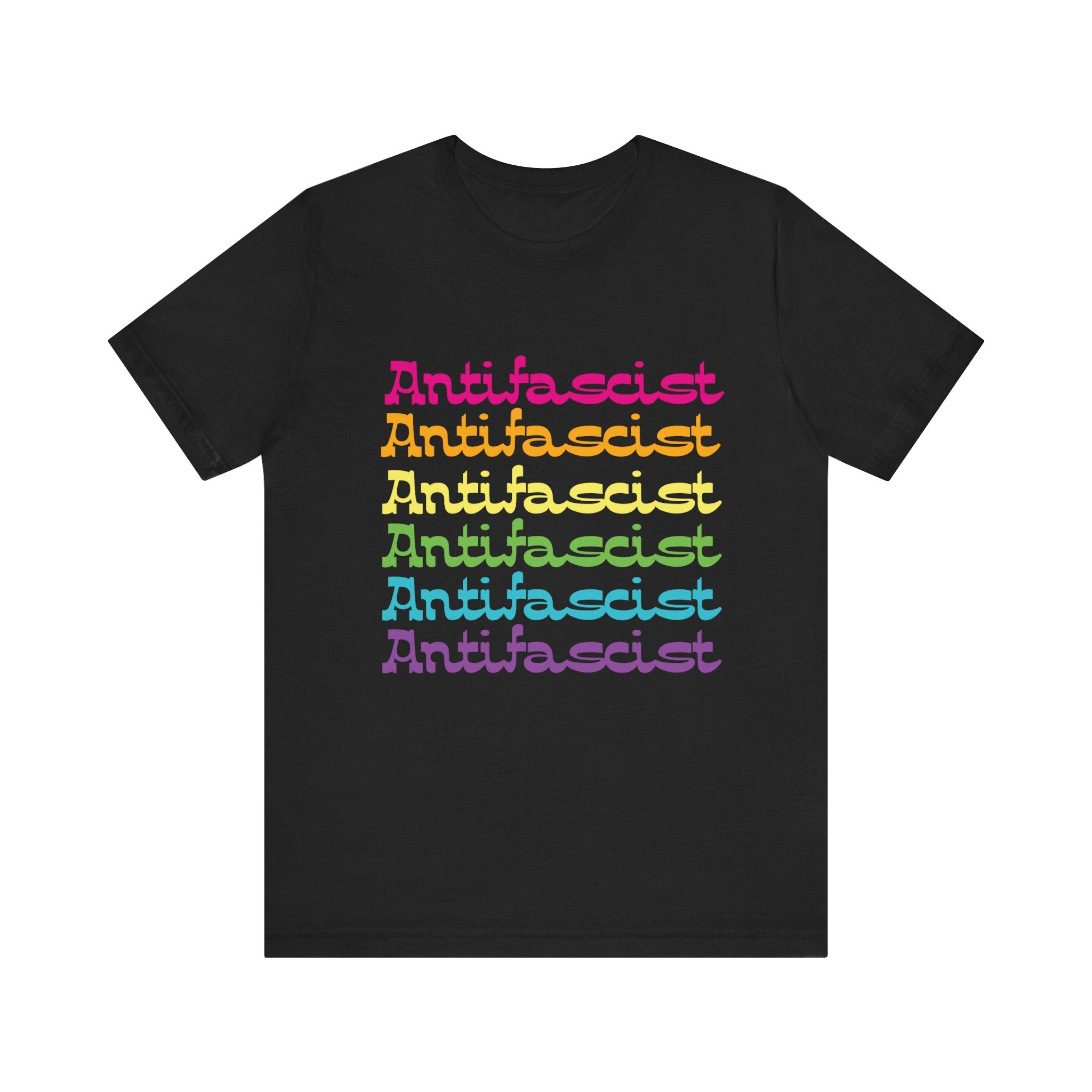 Colorfully Antifascist Unisex T-Shirt