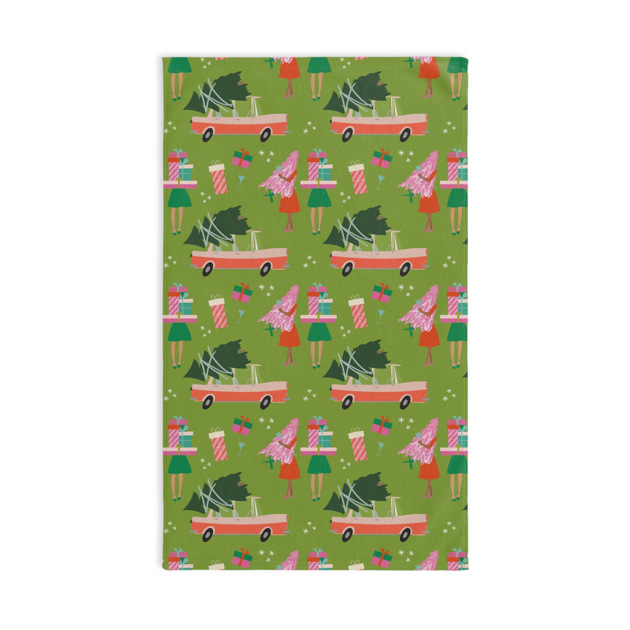 Busy Season - MCM Inspired Christmas Hand Towel