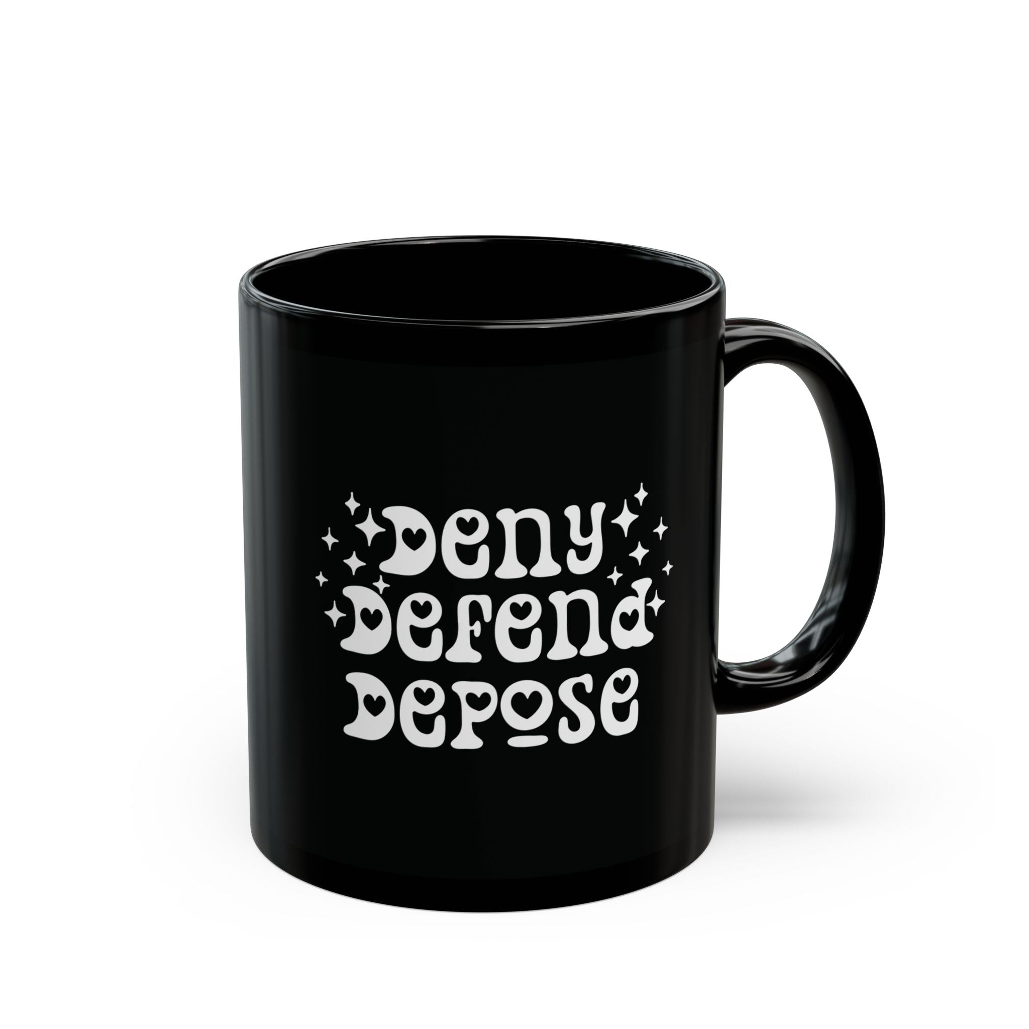 Deny Defend Depose - Retro Cute Mug