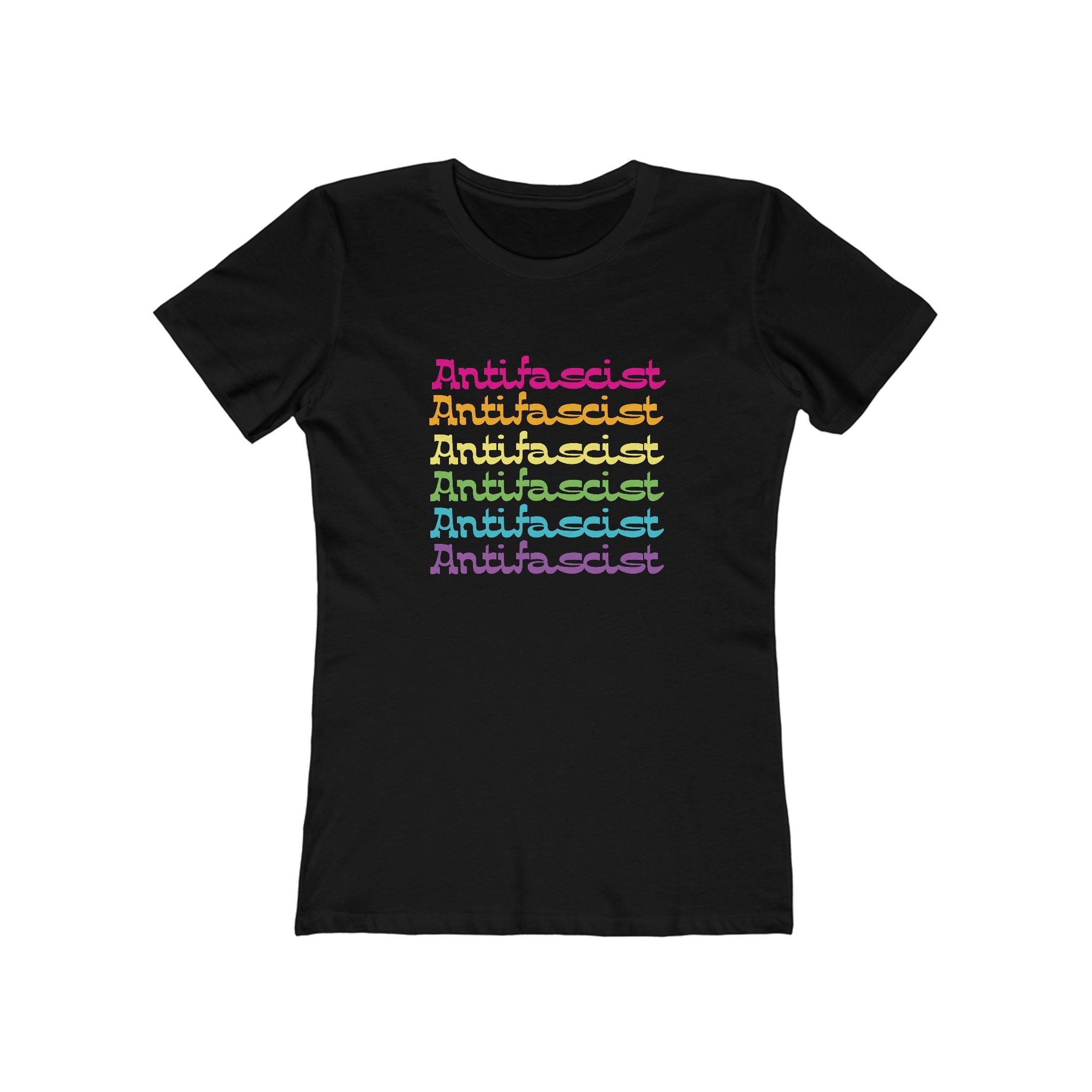 Antifascist Rainbow - Femme Fit T-Shirt