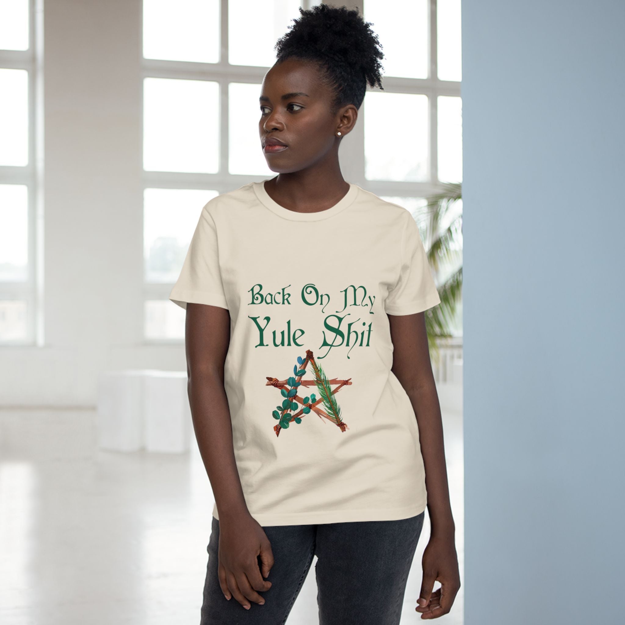 Back on My Yule Sh*t - Witchy Holiday Maple Tee