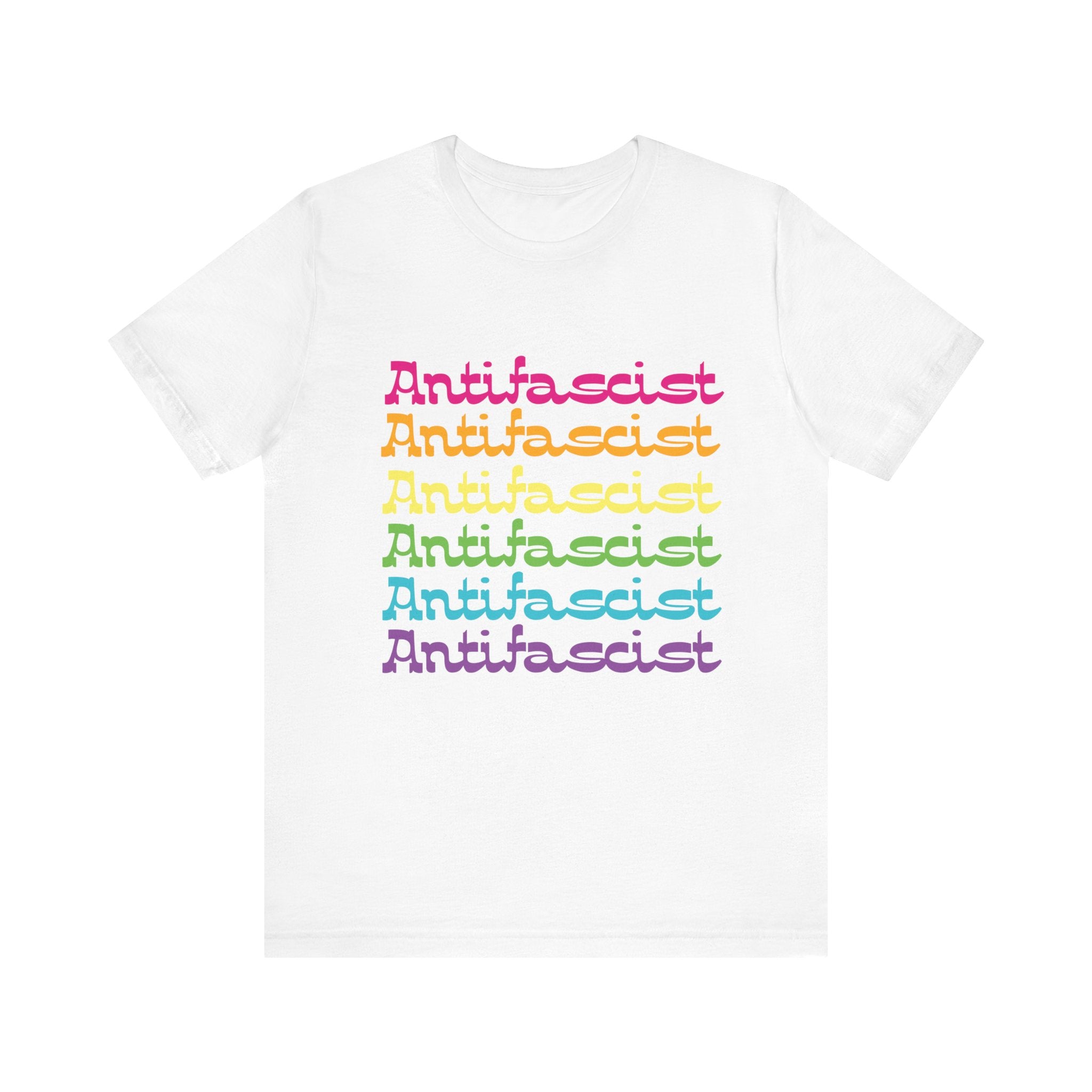 Colorfully Antifascist Unisex T-Shirt