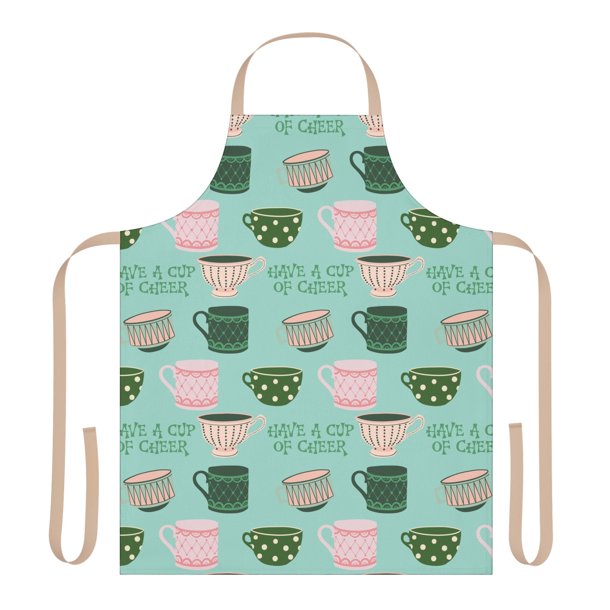 Cup of Cheer - Retro Christmas Apron