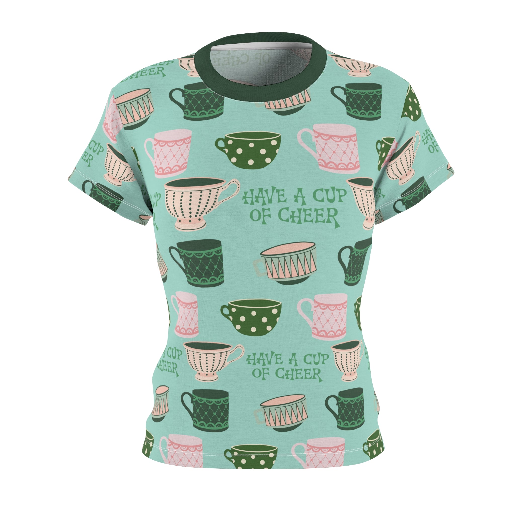 Cup of Cheer - MCM Inspired Christmas Femme Fit Tee