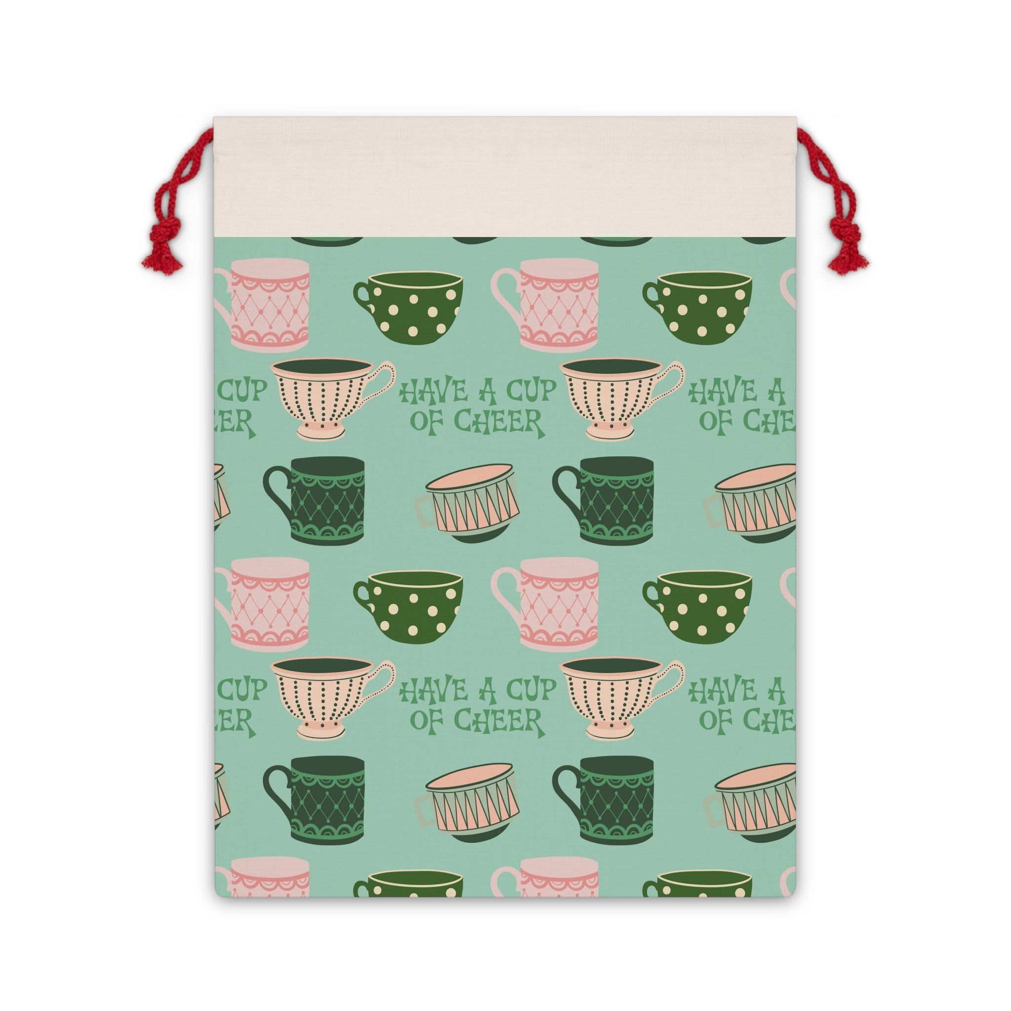 Cup of Cheer - MCM Inspired Christmas Reusable Gift Bag