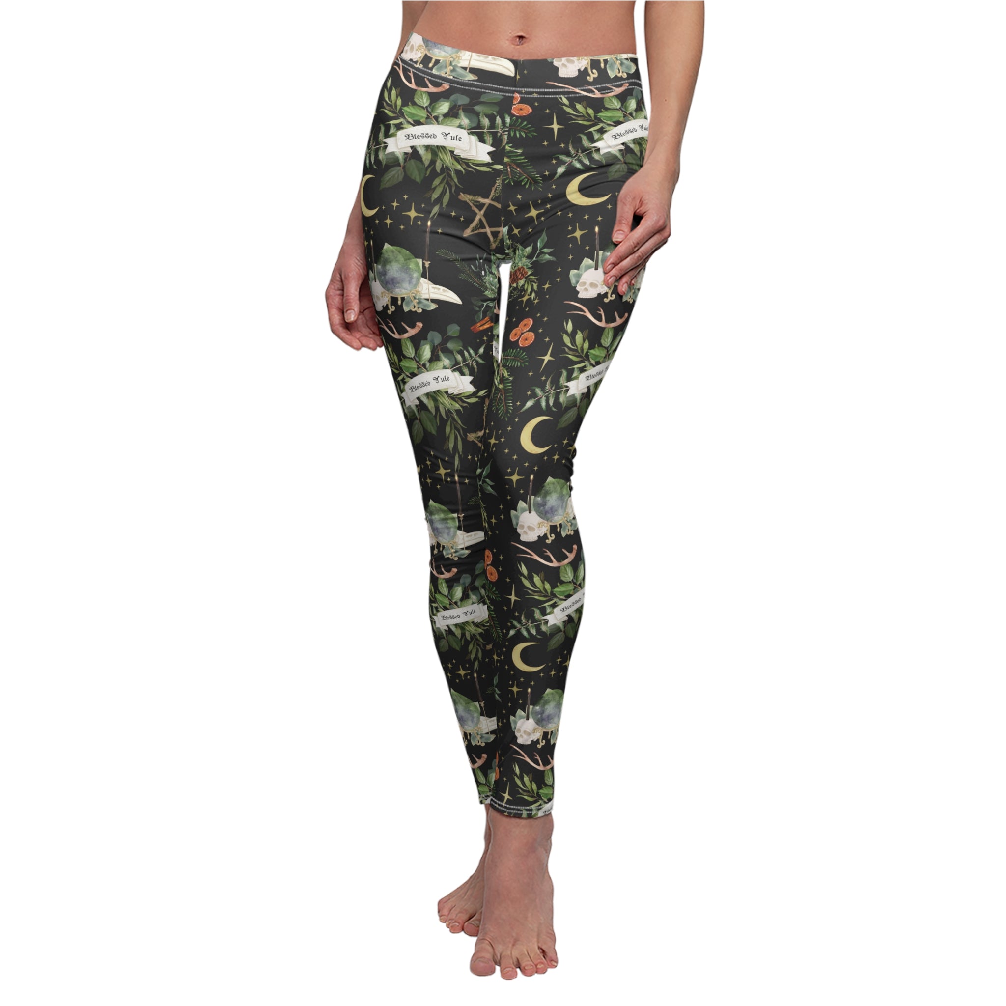 Blessed Yule - Witchy Soft Touch Leggings