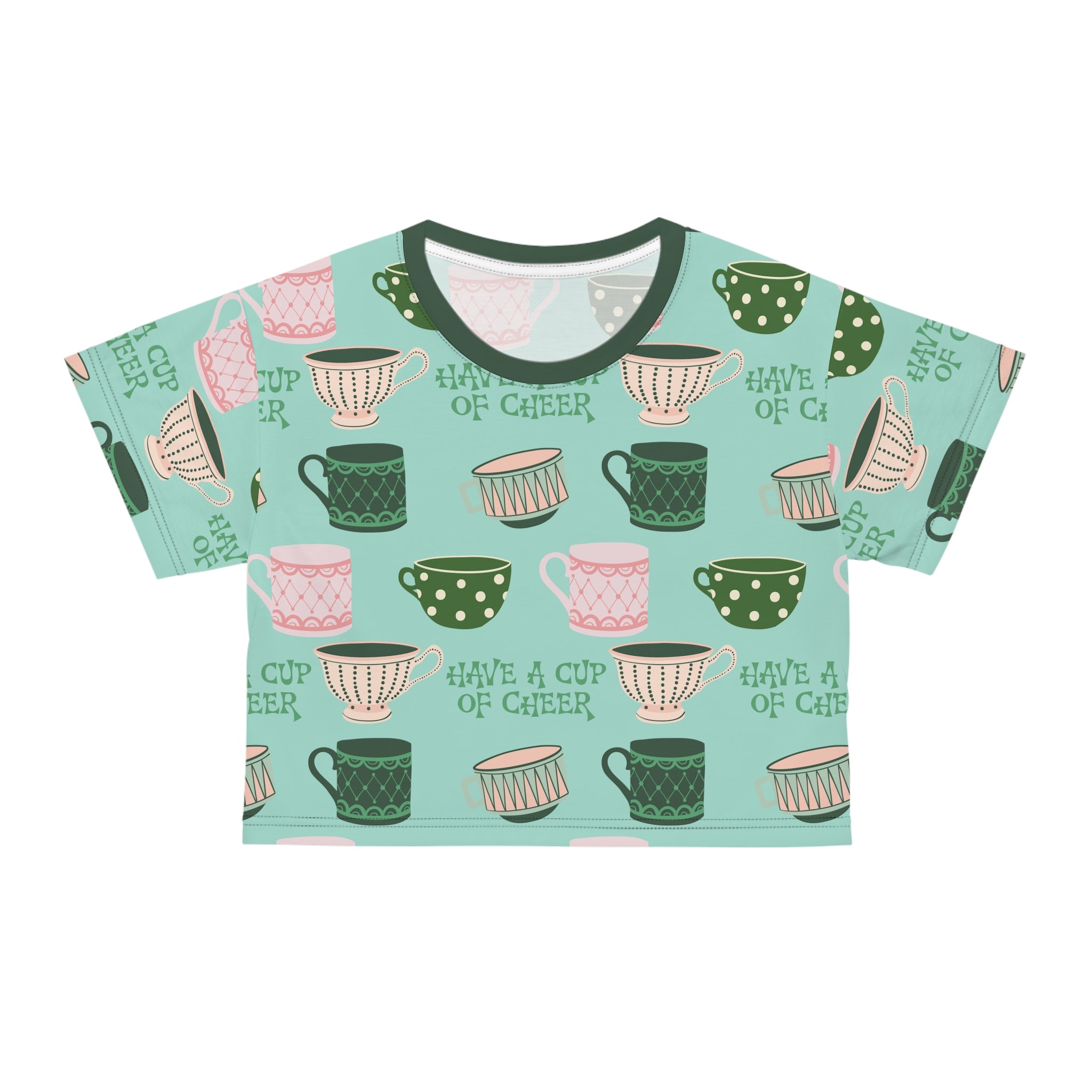 Cup of Cheer - MCM Inspired Christmas Crop Top