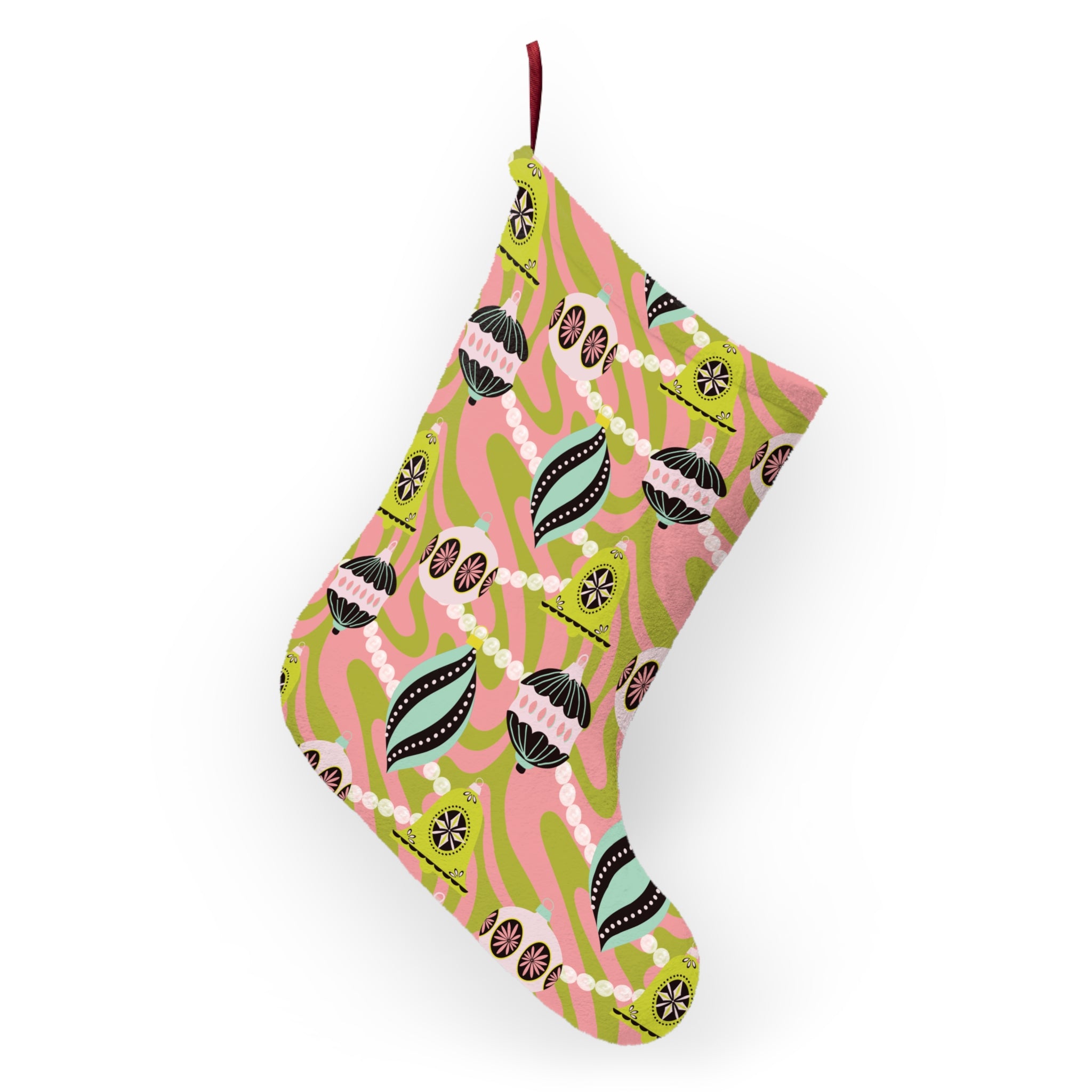 December Dopamine - Retro Christmas Stocking