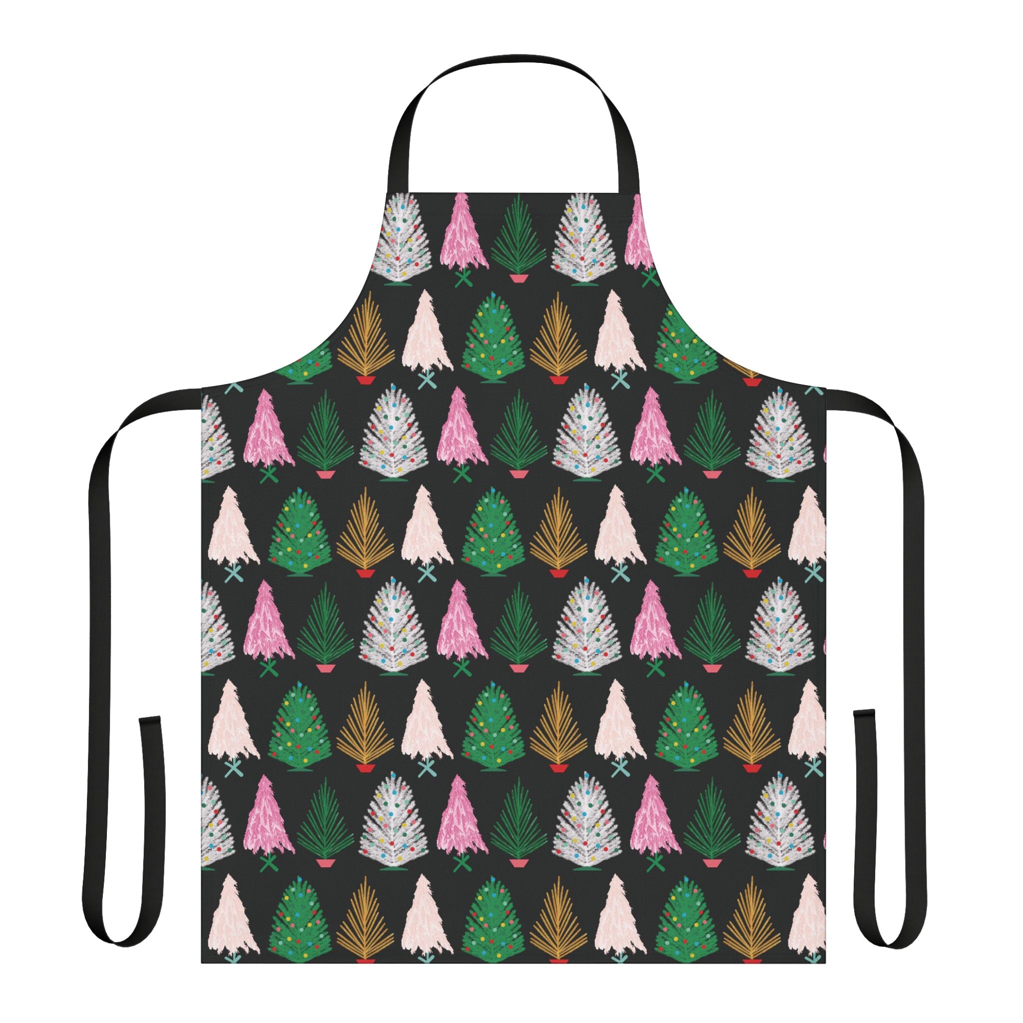 Aluminum Tree Farm - Retro Christmas Apron