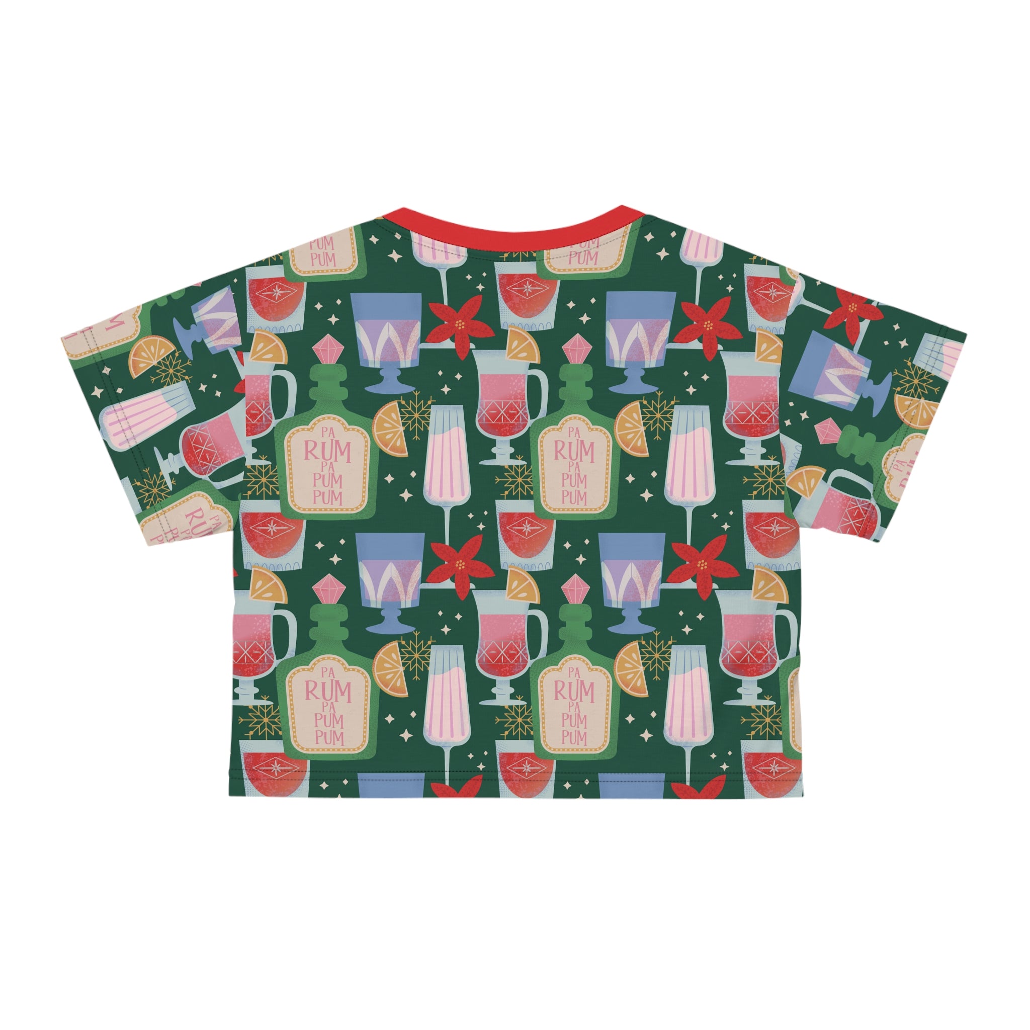 Pa Rum Pa Pum Pum - MCM-Inspired Christmas Crop Top