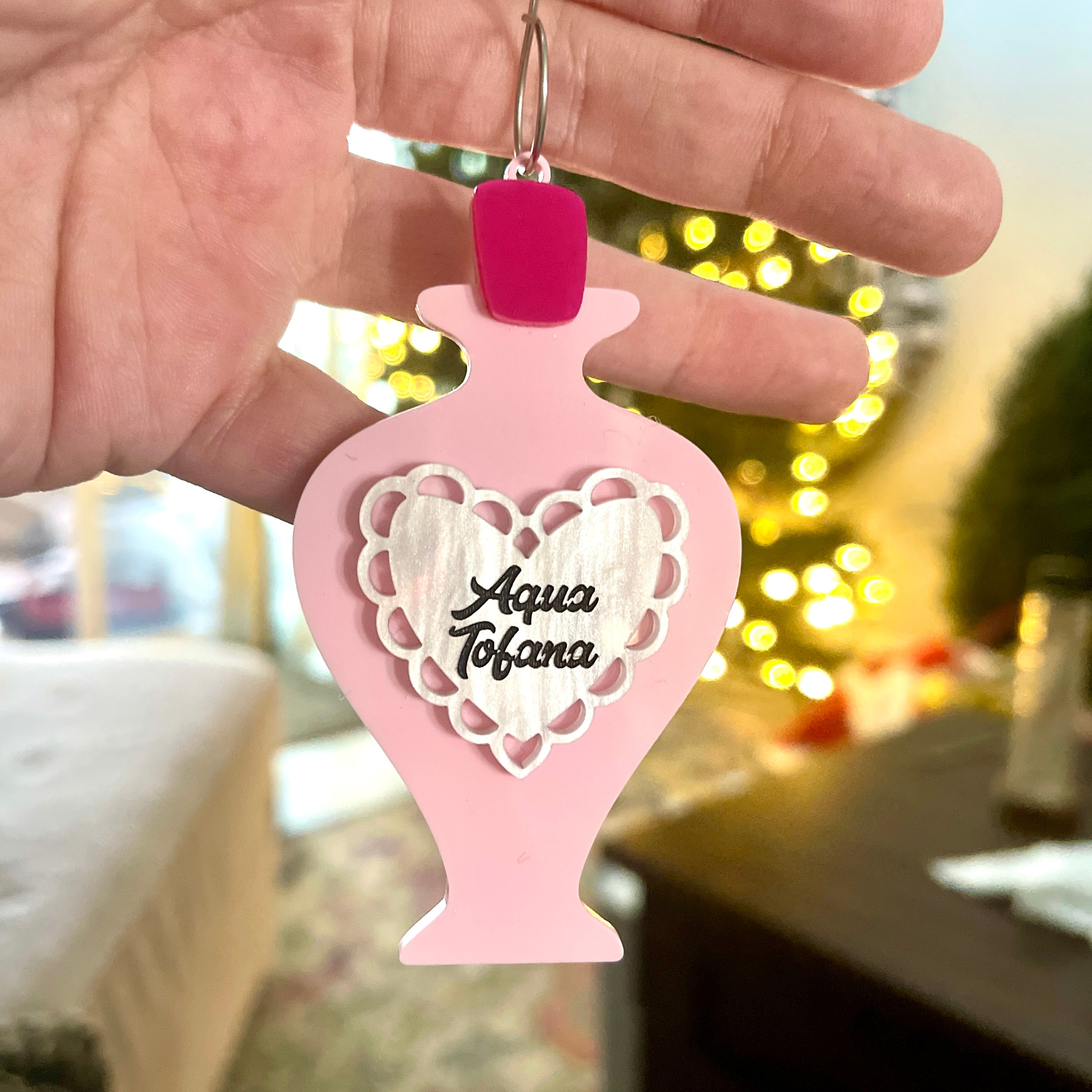 Aqua Tofana - Retro Feminist Christmas Ornament