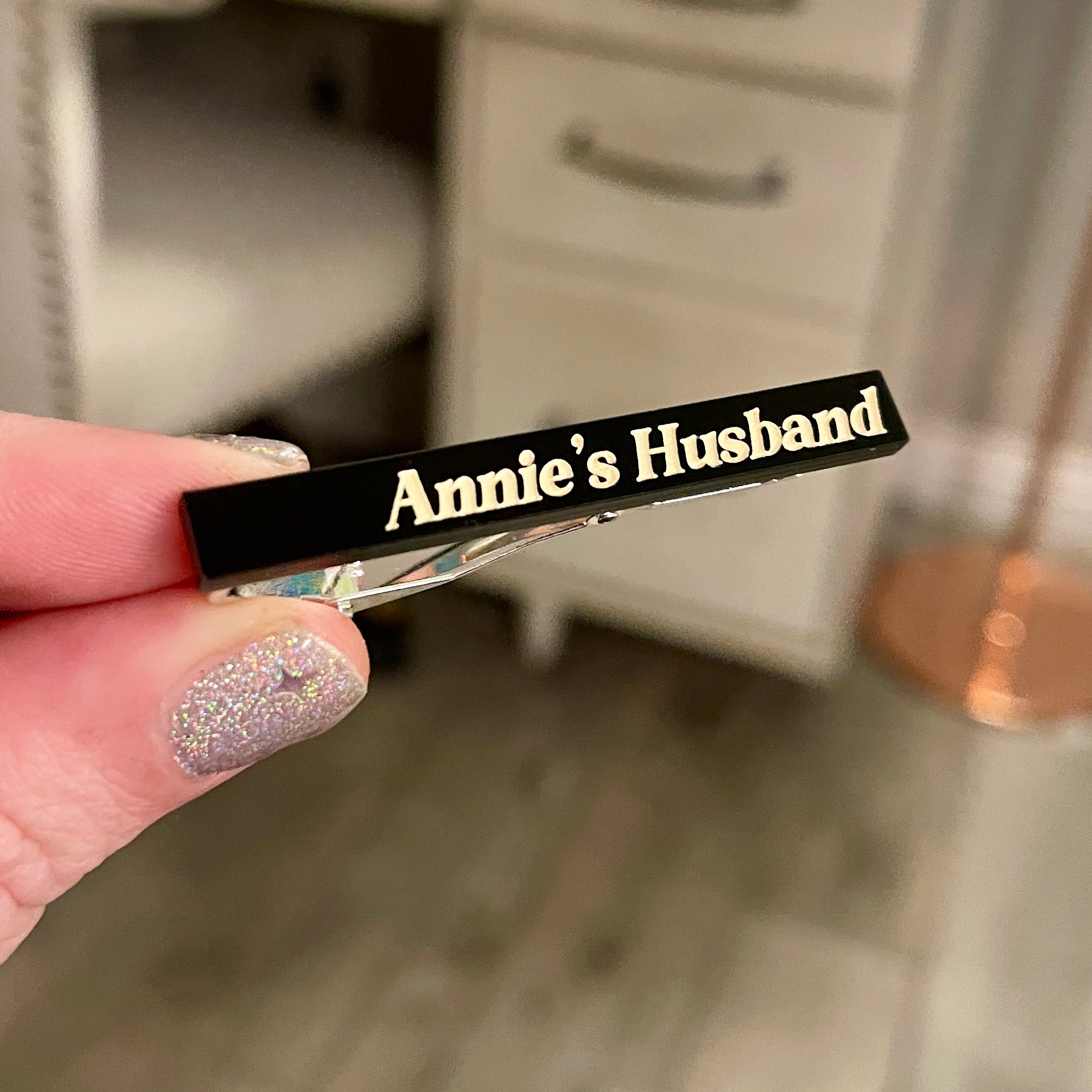 Personalized Acrylic Tie Clip