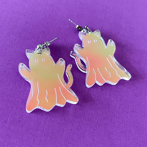 Pussycat Poltergeist Earrings Earrings Restrained Grace   