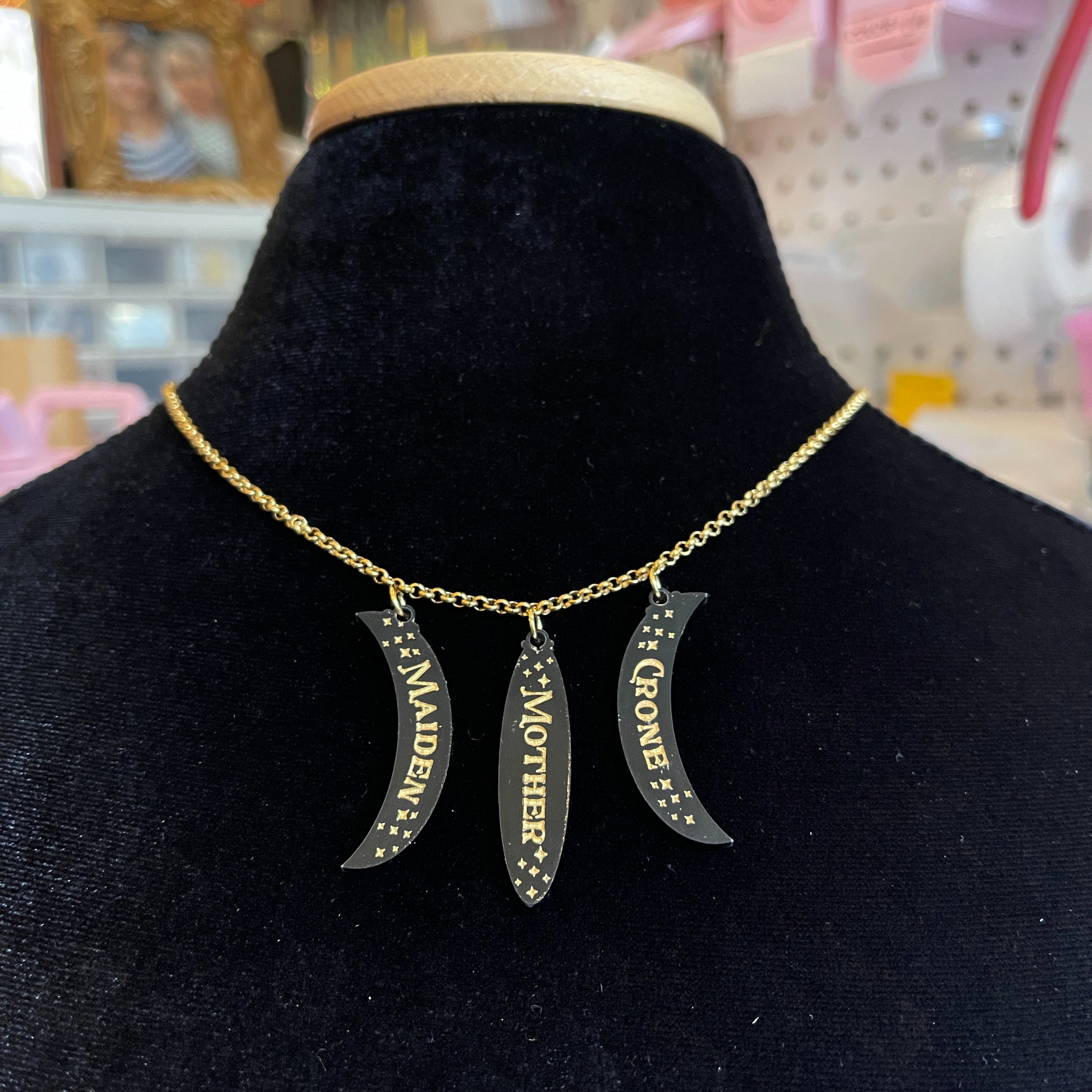 Mother Maiden Crone Necklace