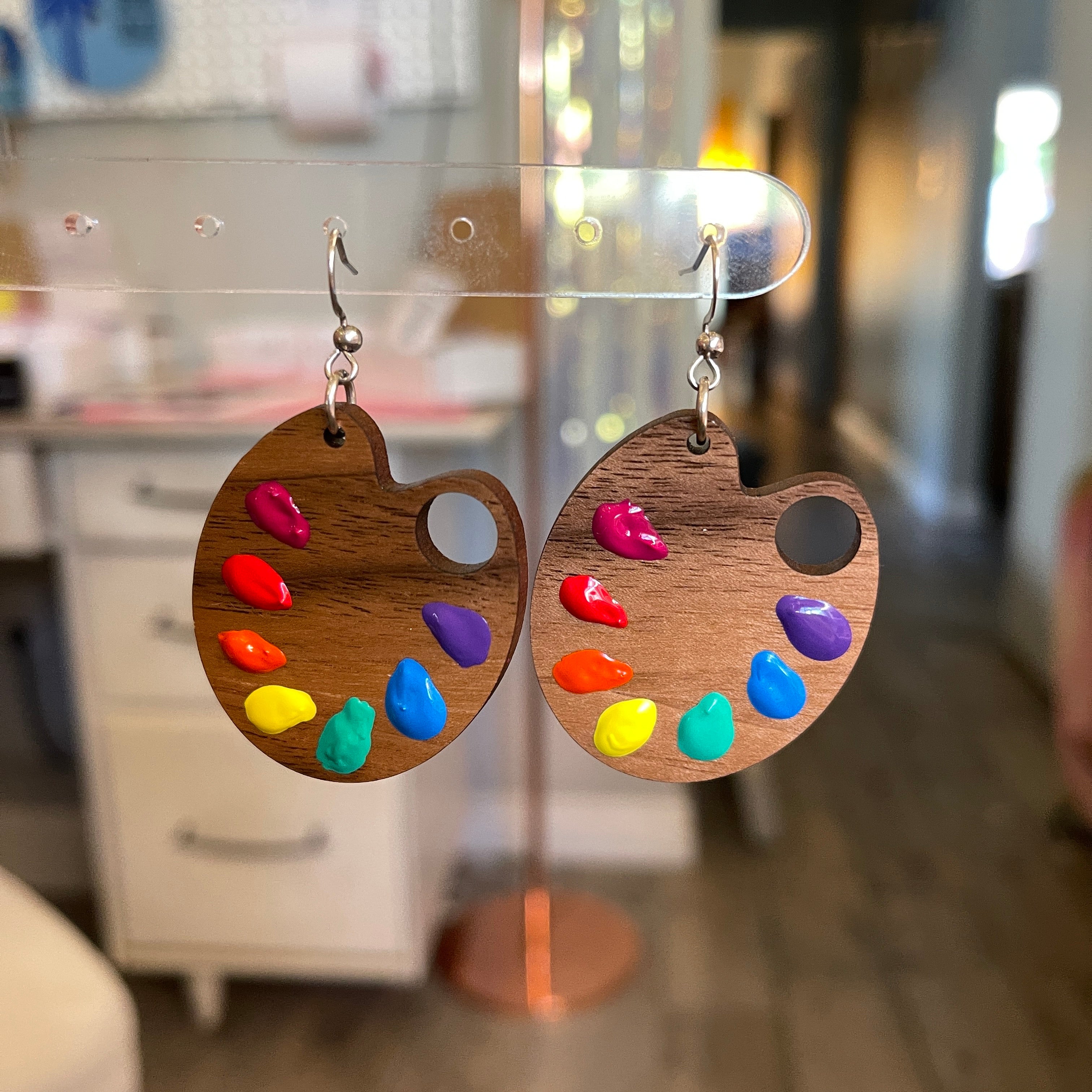 Paint Palette Earrings