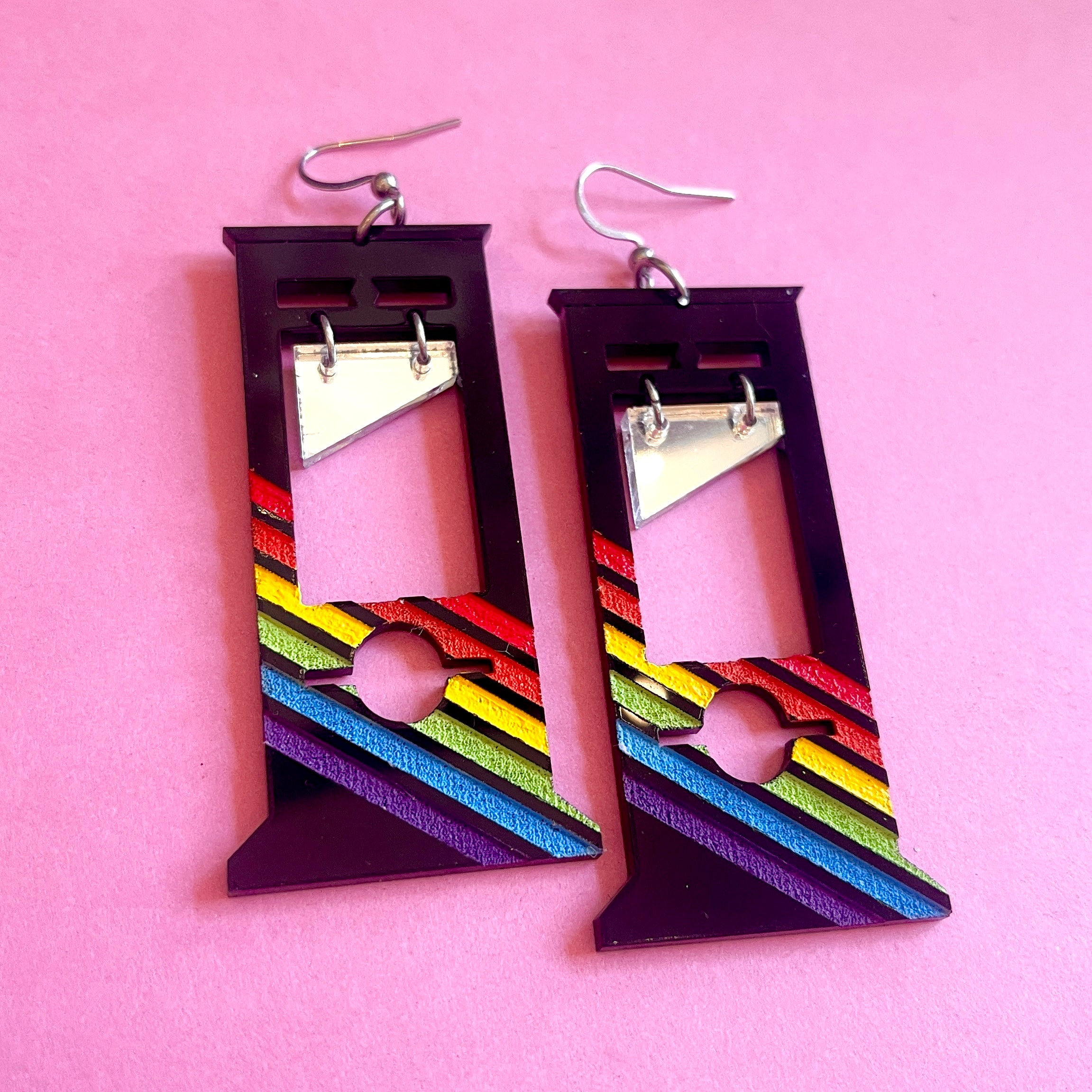 Design Your Own Pride Guillotine Earrings