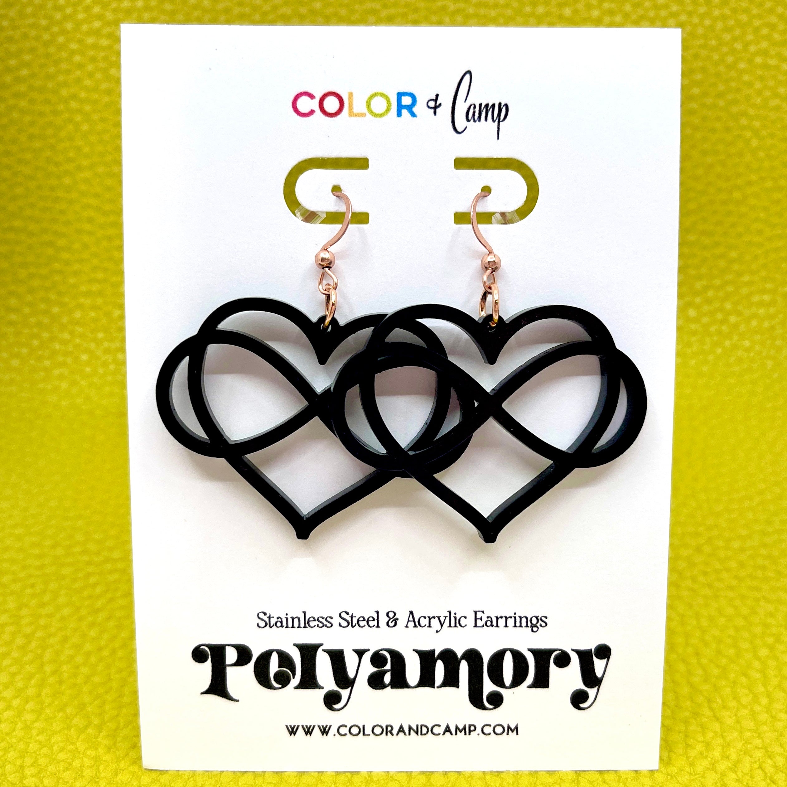 Design Your Own Polyamory Symbol Earrings