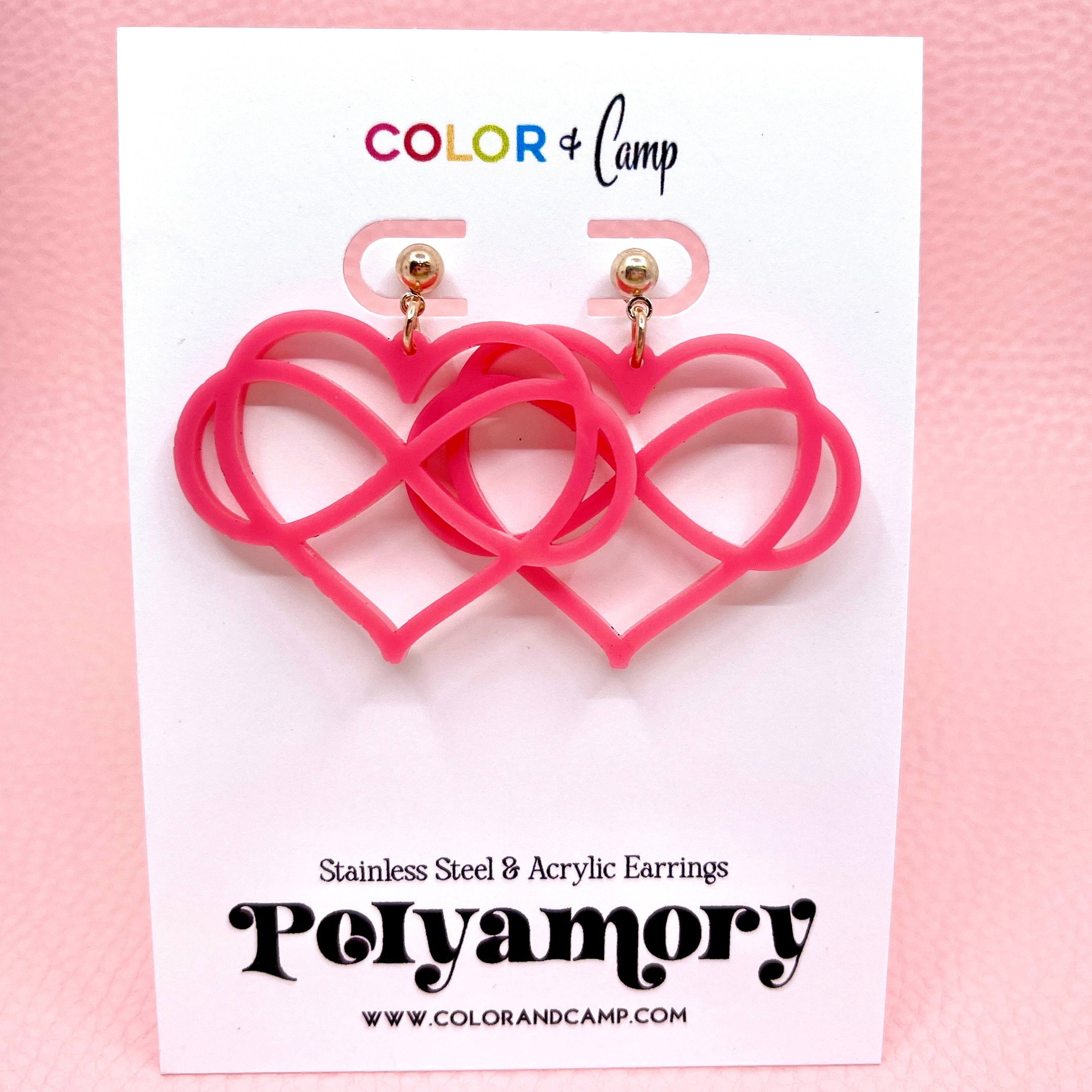 Design Your Own Polyamory Symbol Earrings