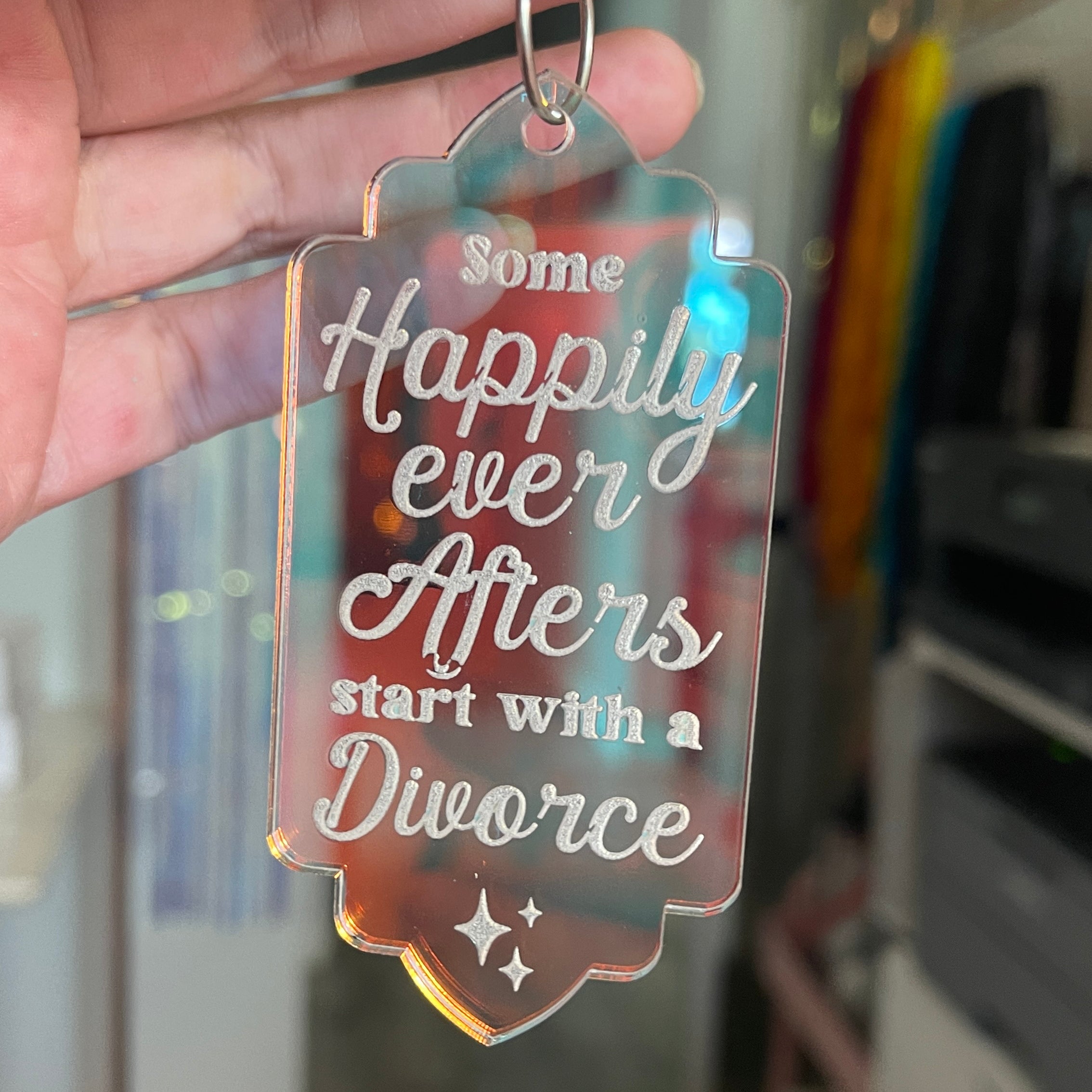 Some Happily Ever Afters Start with a Divorce - Christmas Ornament