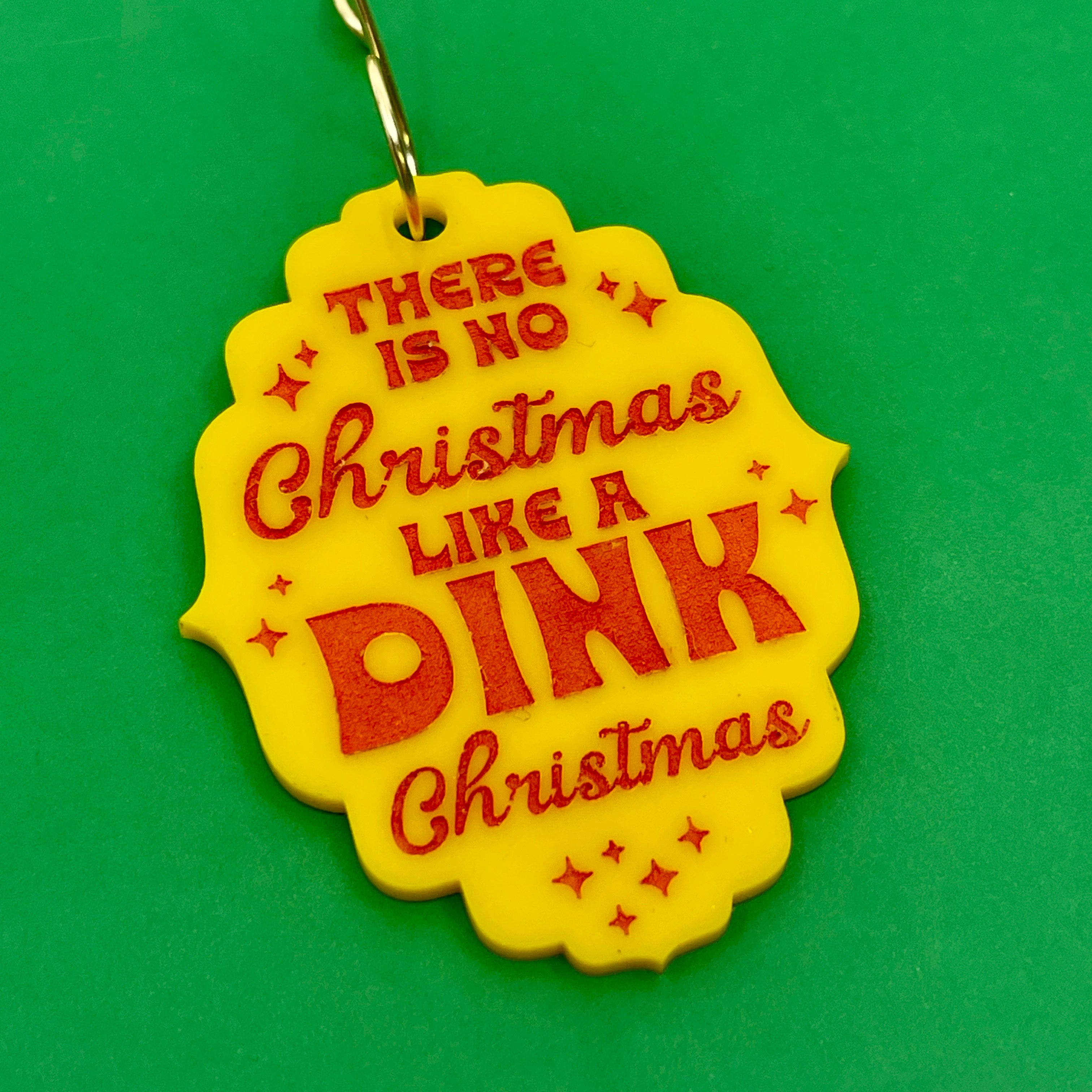 There's No Christmas Like a Dink Christmas - Retro Ornament